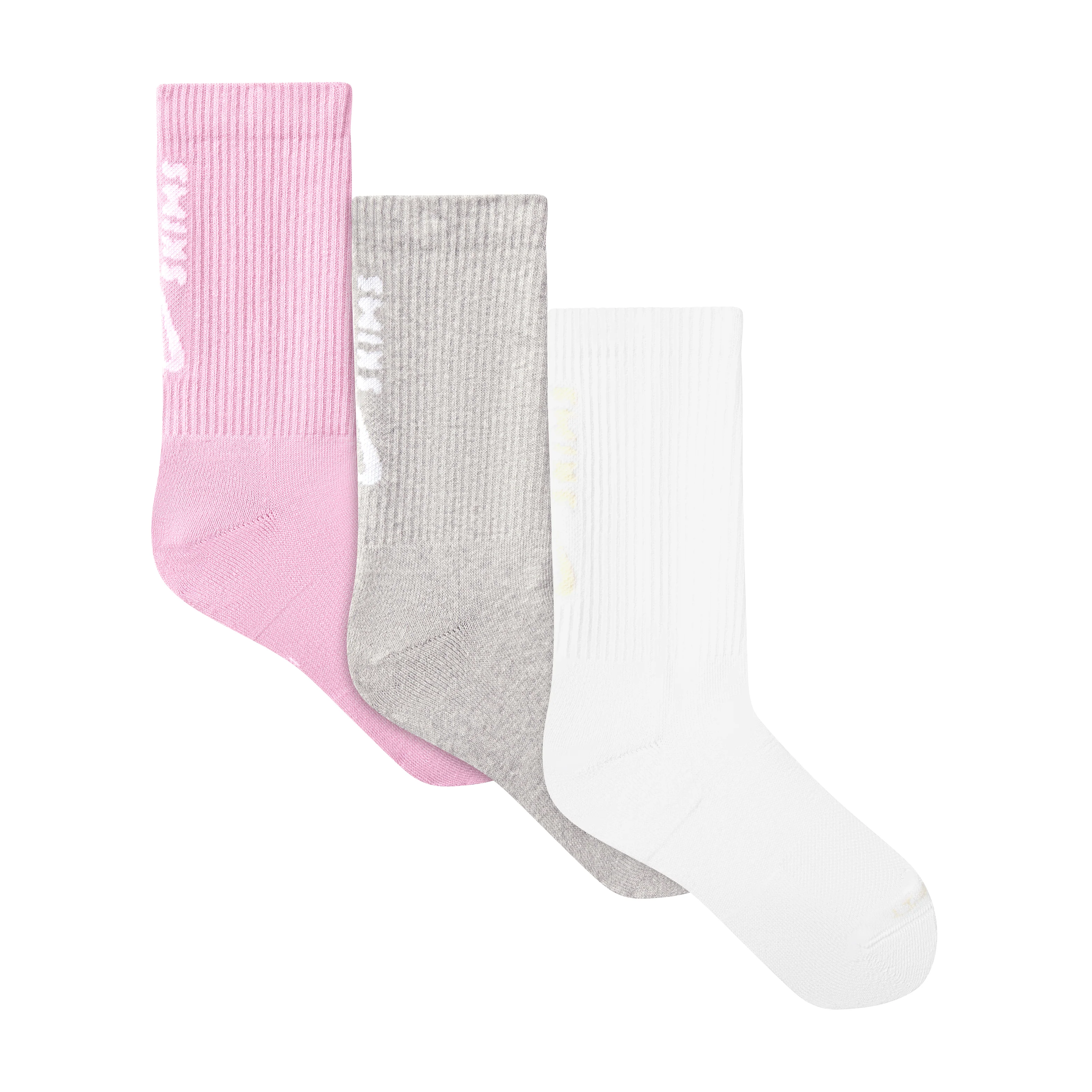 NikeSKIMS ACCESSORIES DRI-FIT™ CREW SOCK 3-PACK | BUBBLE GUM MULTI - Image 2