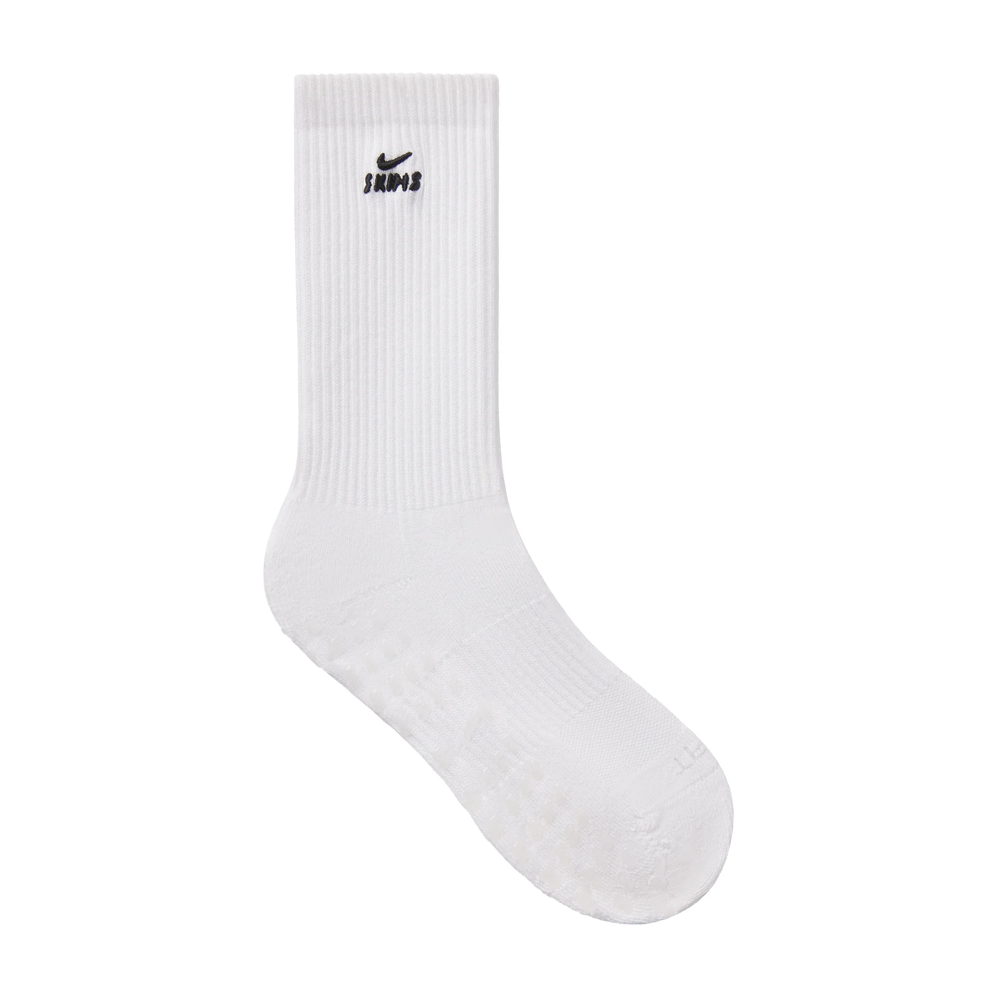 NikeSKIMS ACCESSORIES DRI-FIT™ PILATES GRIP CREW SOCK | SNOW - Image 5
