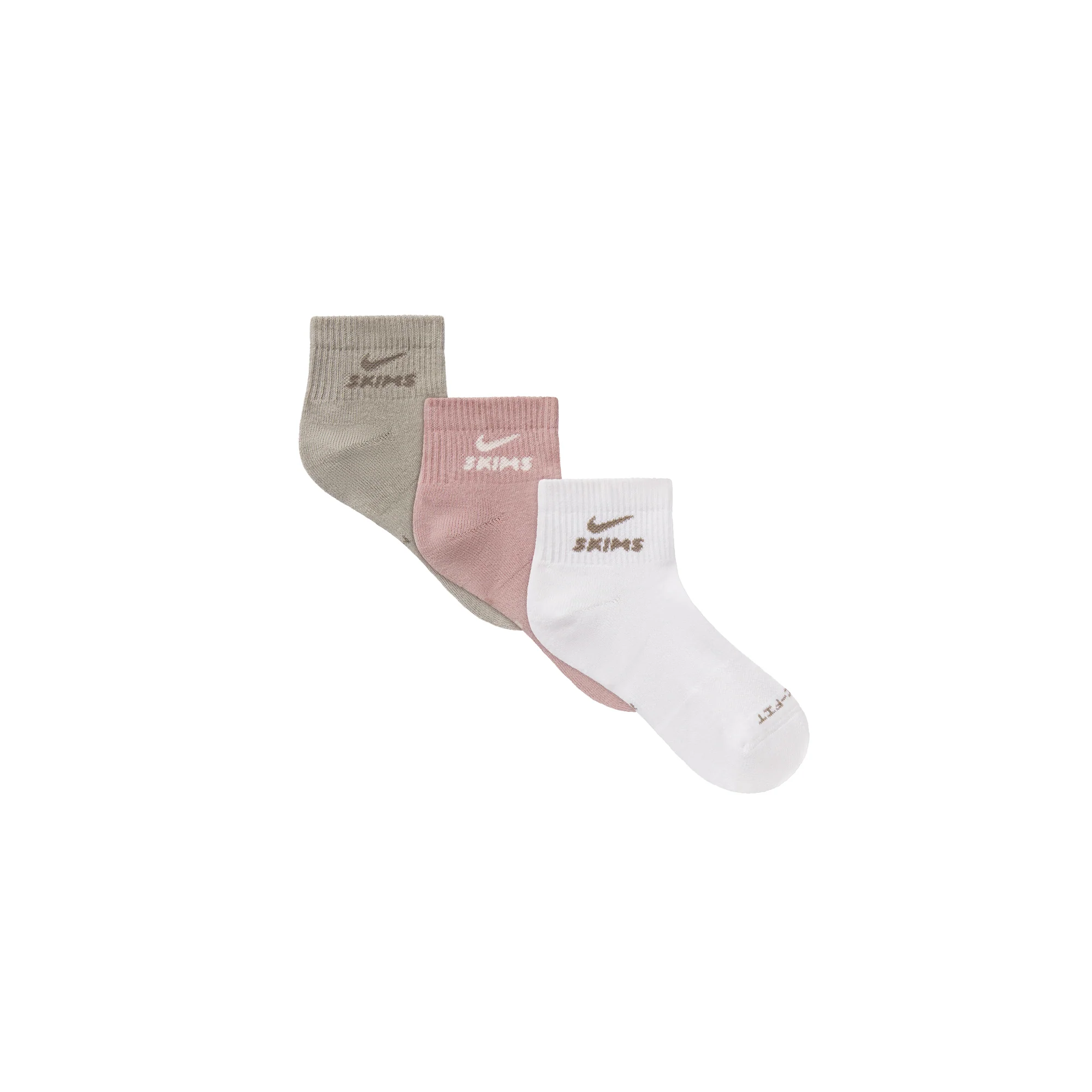 NikeSKIMS ACCESSORIES DRI-FIT™ QUARTER CREW SOCK 3-PACK | HIMALAYAN MULTI