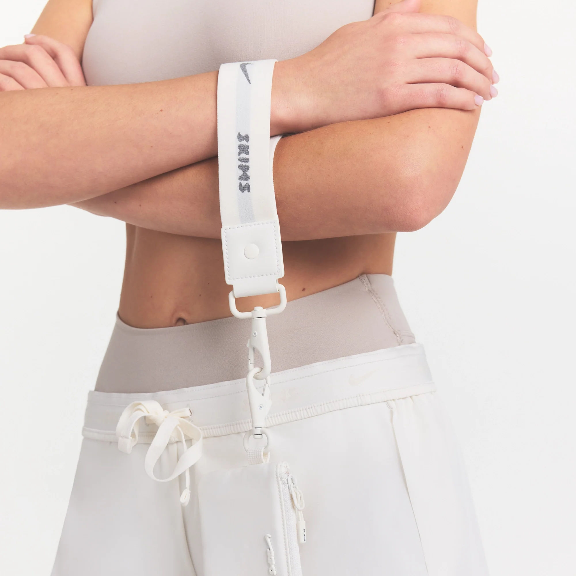 NikeSKIMS ACCESSORIES KEYCHAIN WRISTLET | IVORY - Image 2