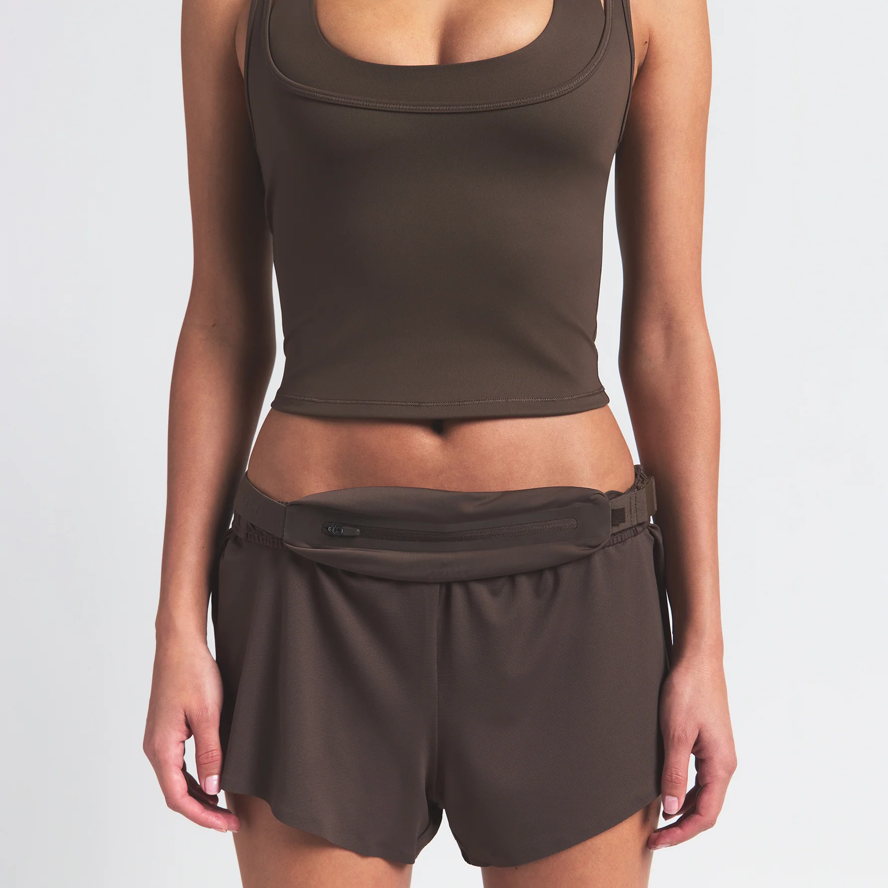 NikeSKIMS ACCESSORIES SLIM WAISTPACK | DARK SEPIA - Image 2