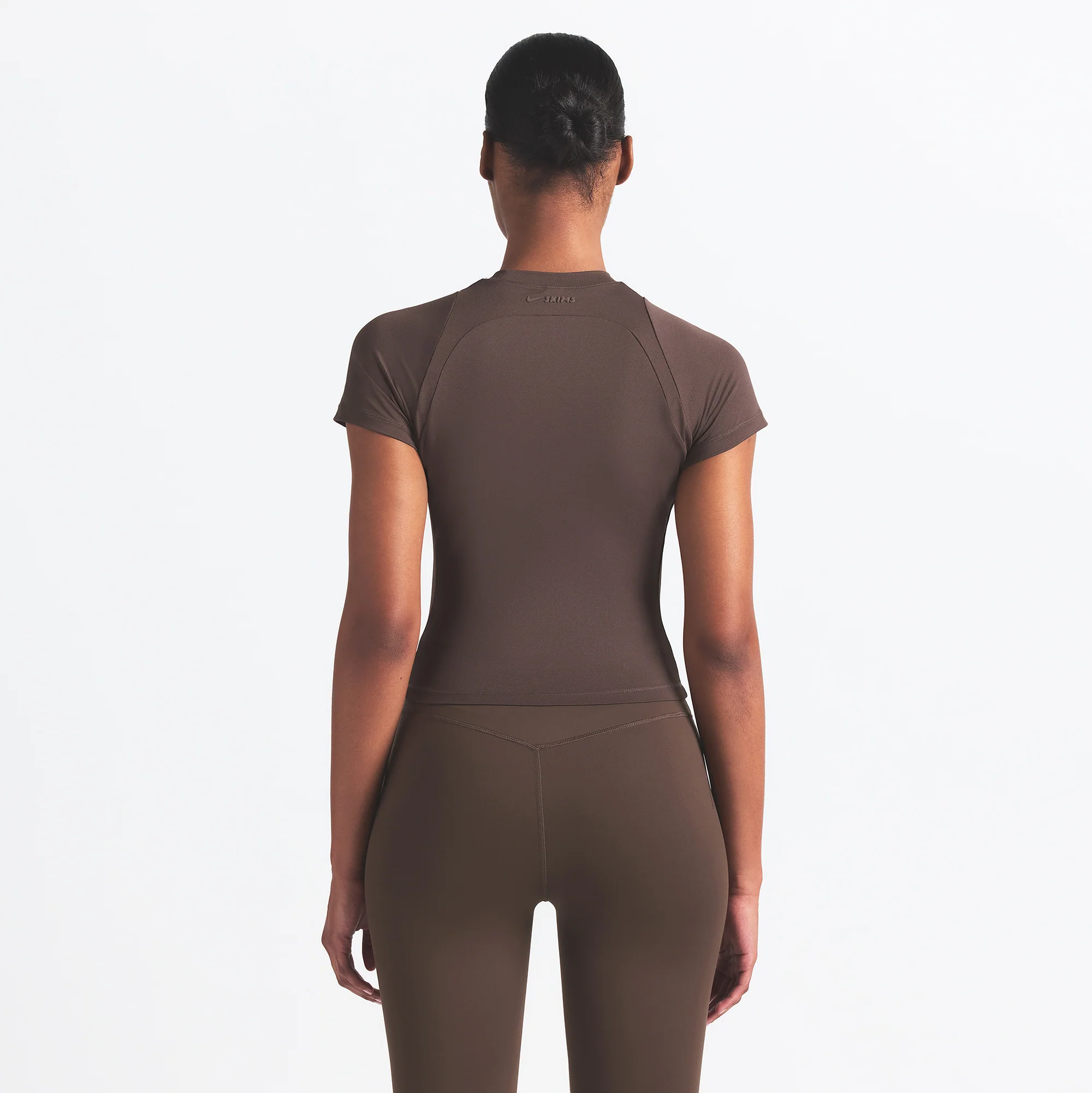 NikeSKIMS AIRY BABY TEE | DARK SEPIA - Image 6