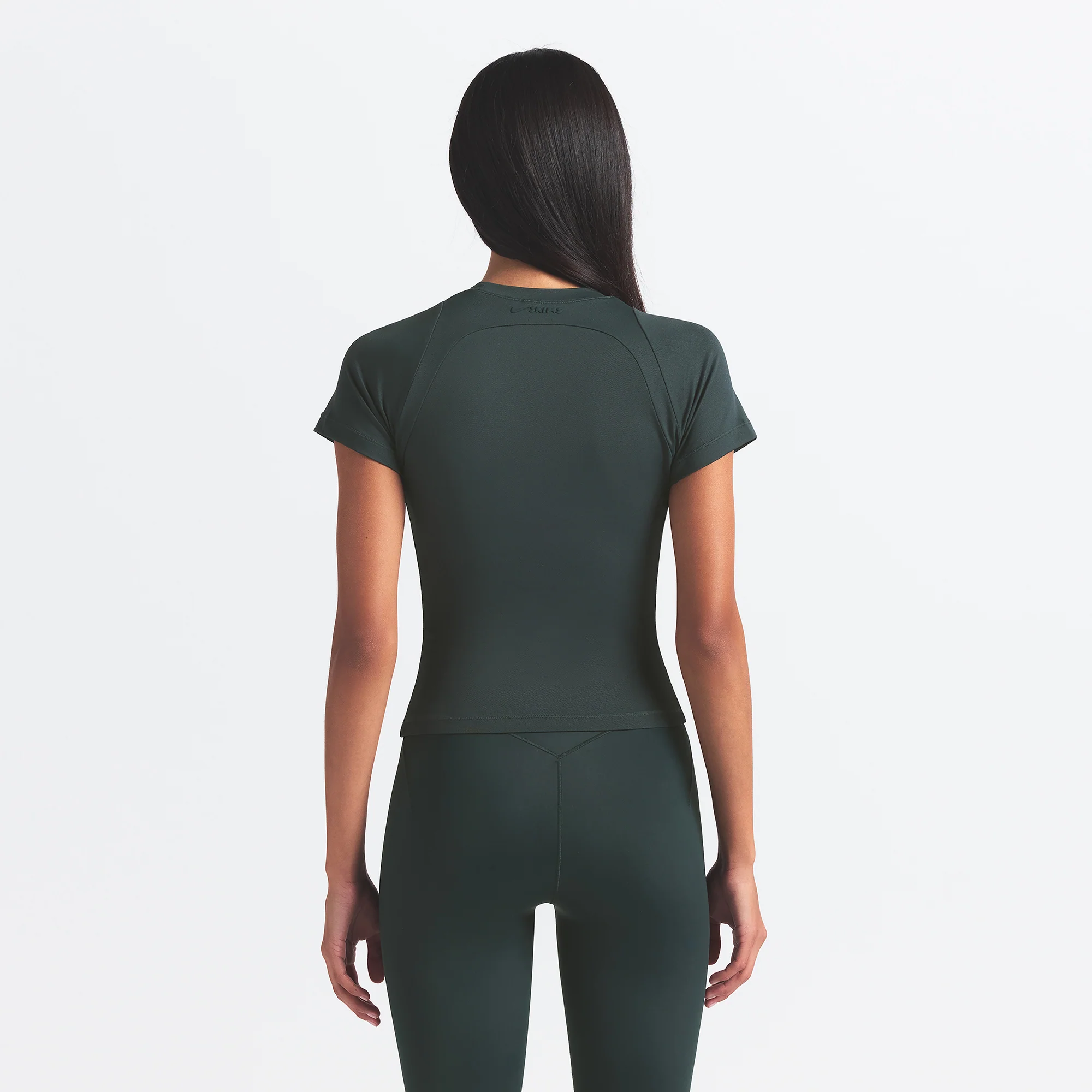 NikeSKIMS AIRY BABY TEE | DARK TEAL - Image 4
