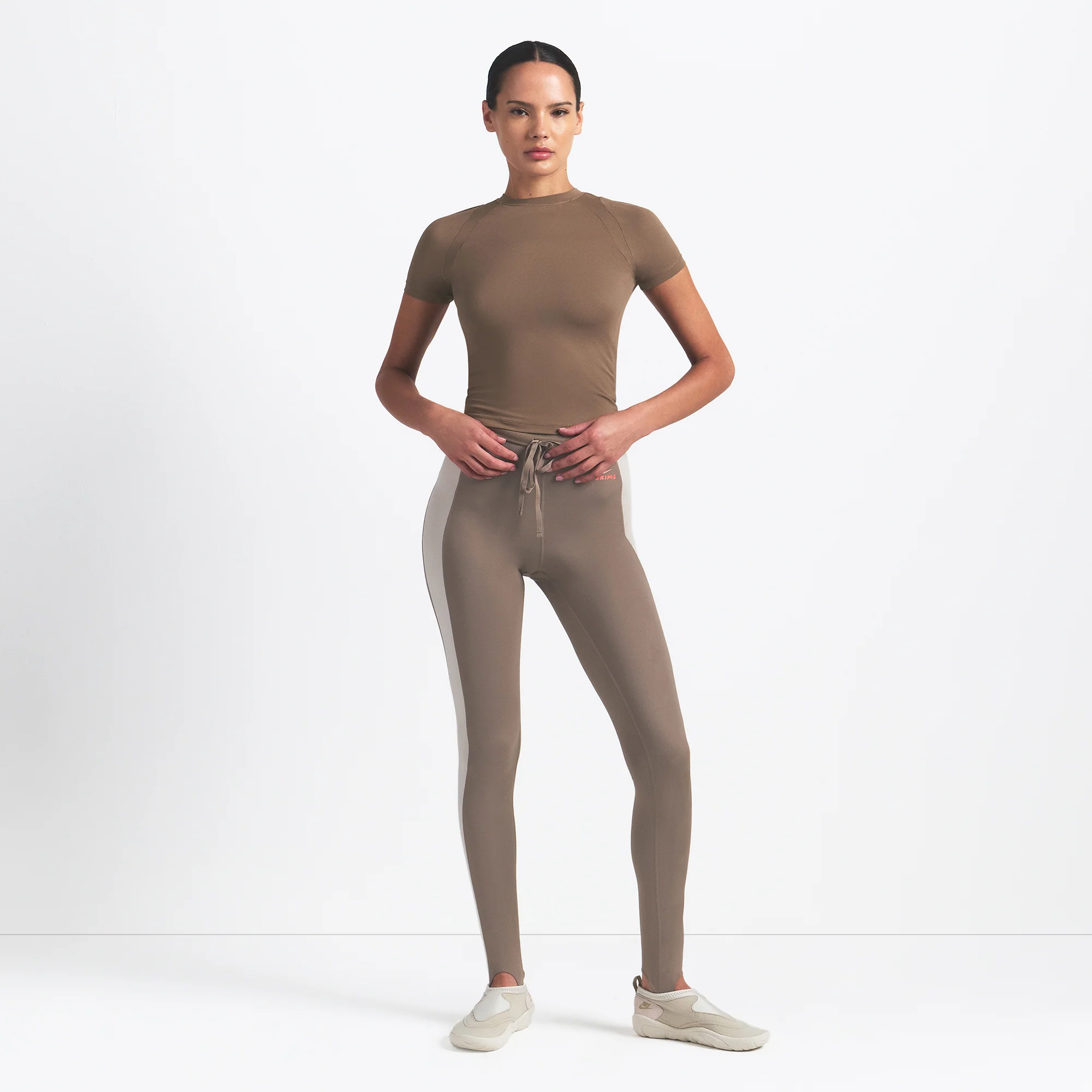 NikeSKIMS AIRY BABY TEE | MYRRH - Image 2