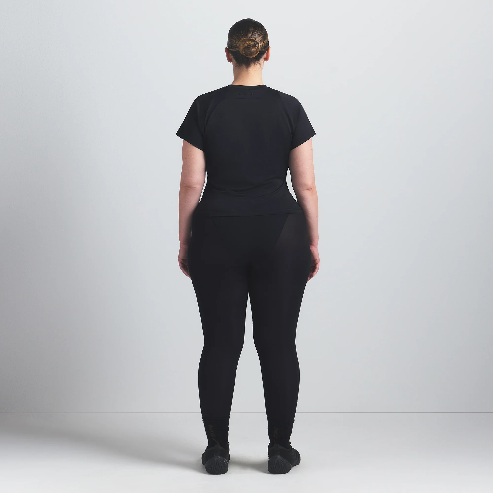 NikeSKIMS AIRY BABY TEE | OBSIDIAN - Image 9