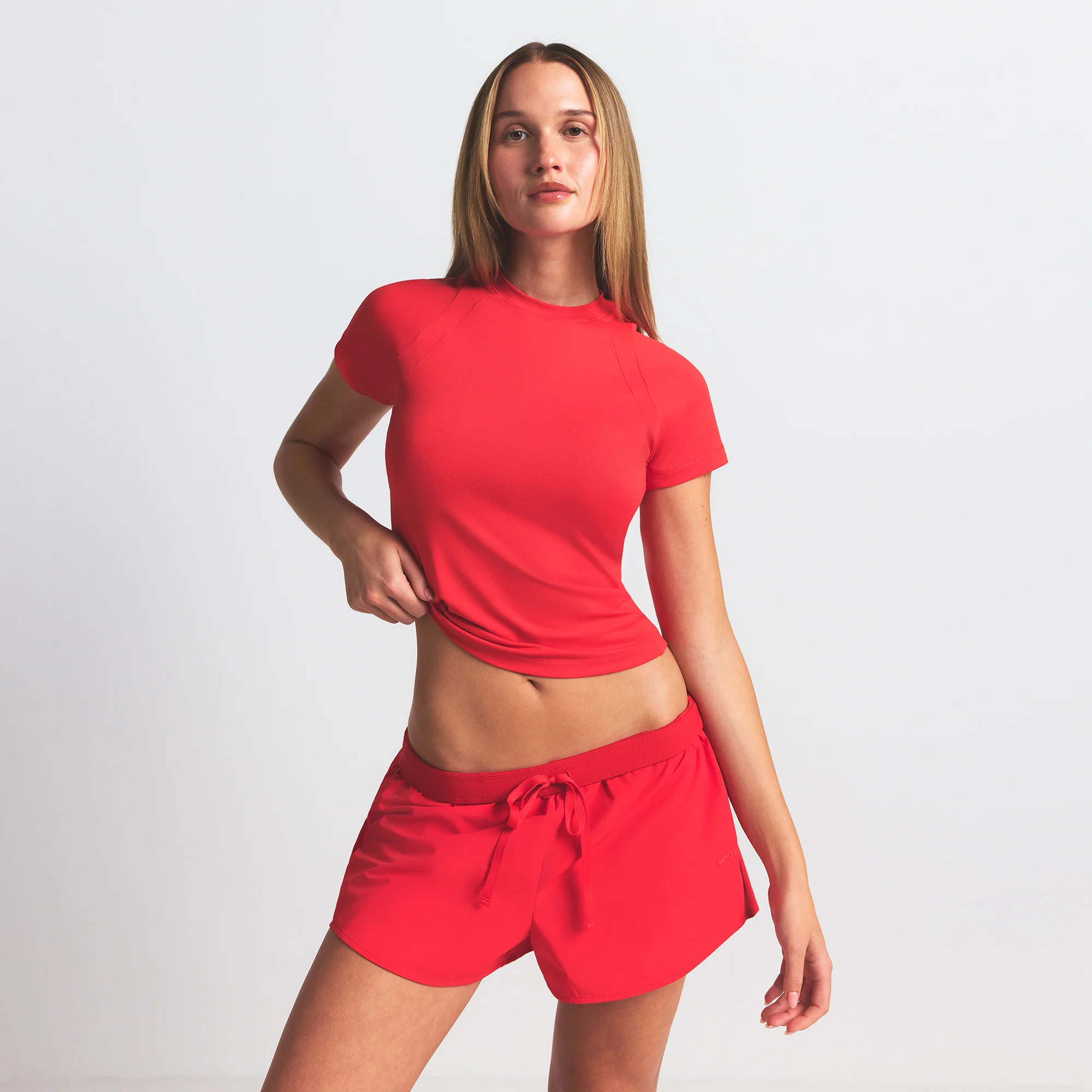 NikeSKIMS AIRY BABY TEE | RUBY - Image 3