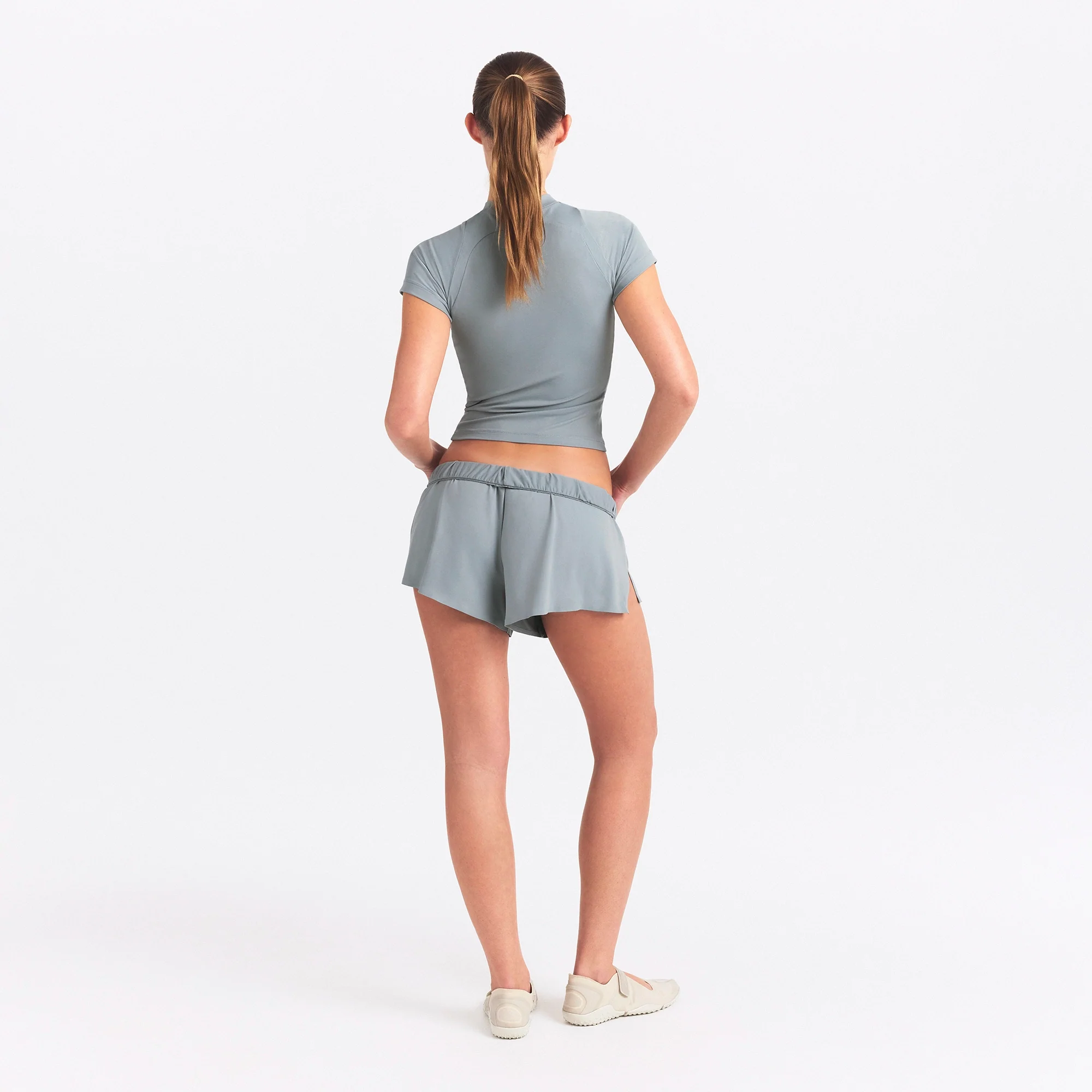 NikeSKIMS AIRY BABY TEE | WASHED PACIFIC - Image 5