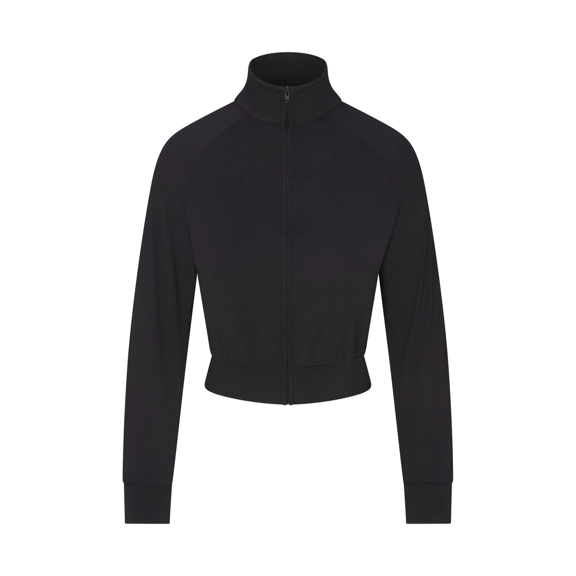 NikeSKIMS AIRY CROPPED TRACK JACKET | OBSIDIAN