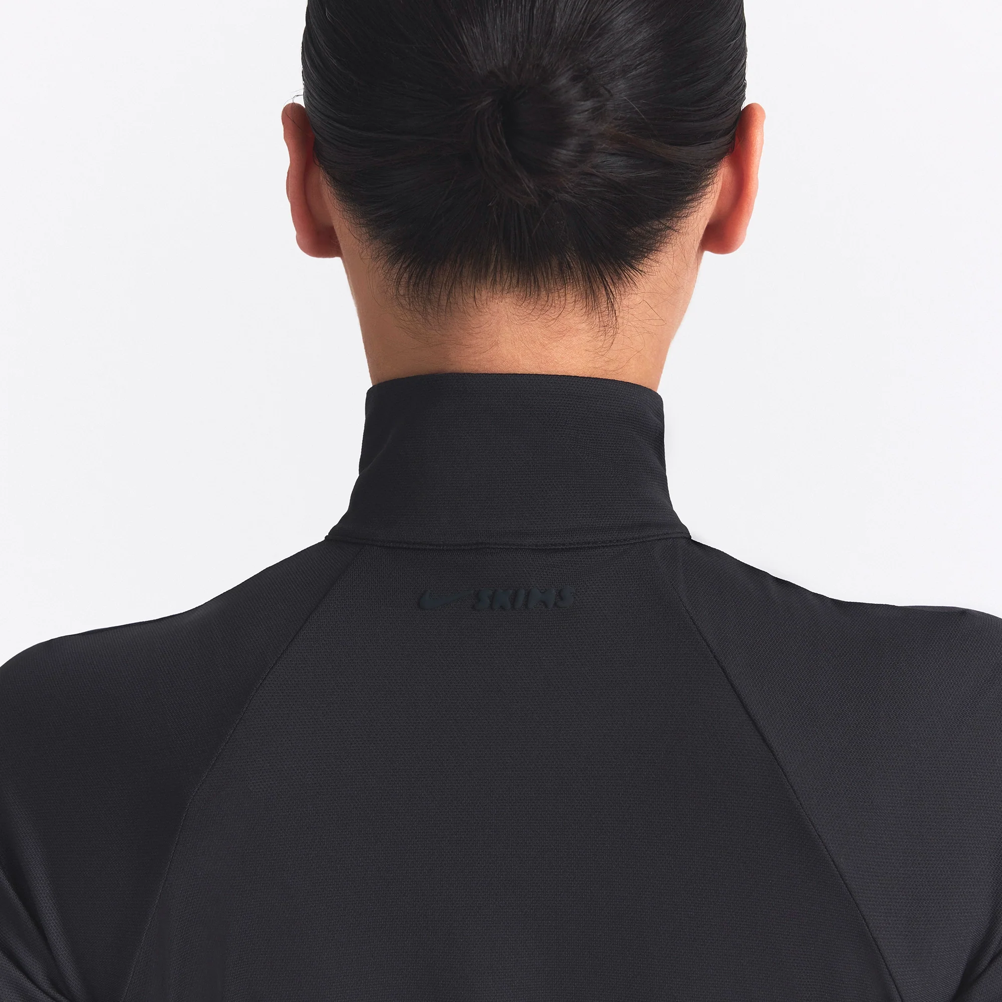 NikeSKIMS AIRY CROPPED TRACK JACKET | OBSIDIAN - Image 4
