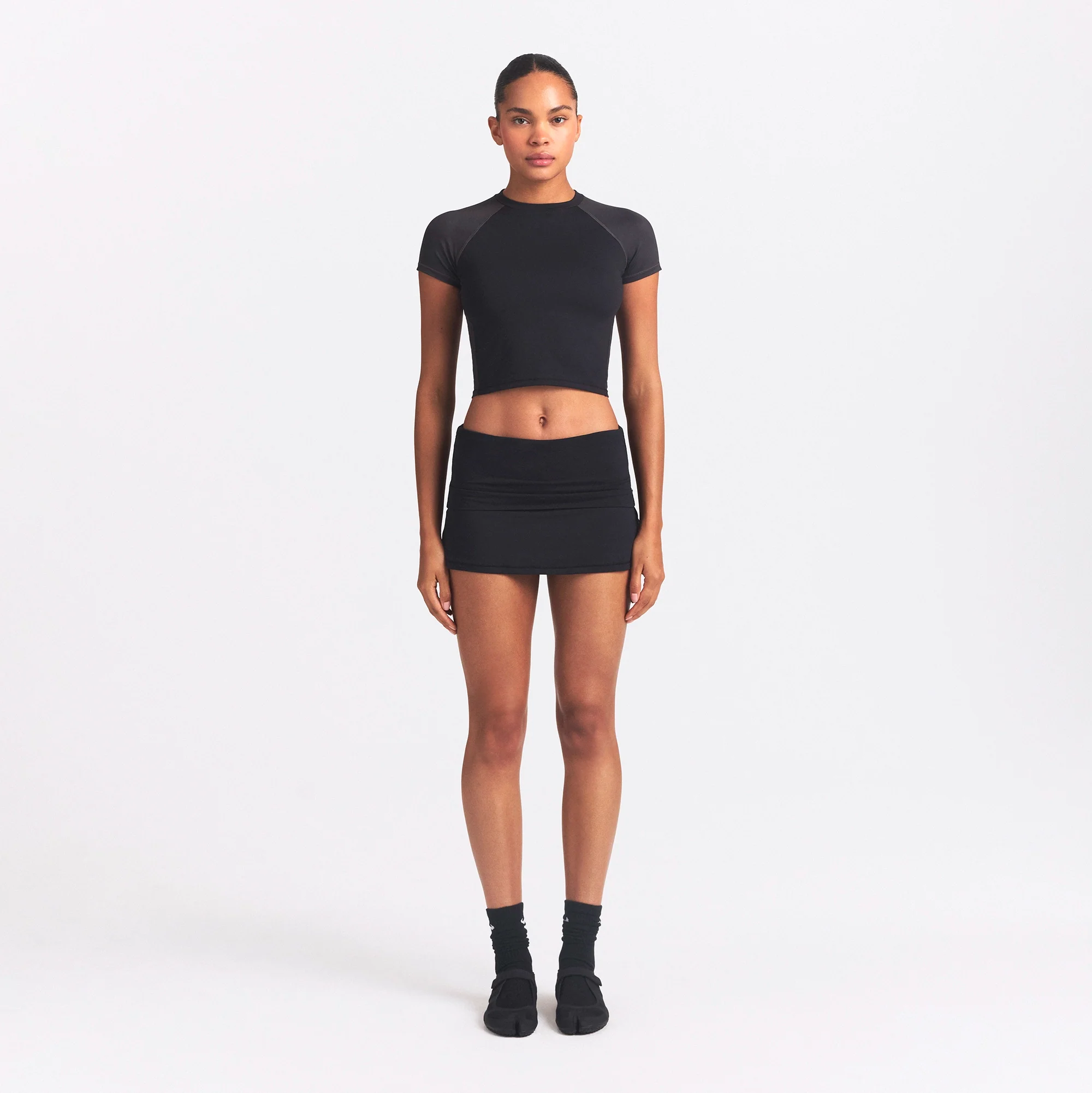 NikeSKIMS AIRY FOLDOVER SKORT | OBSIDIAN - Image 5