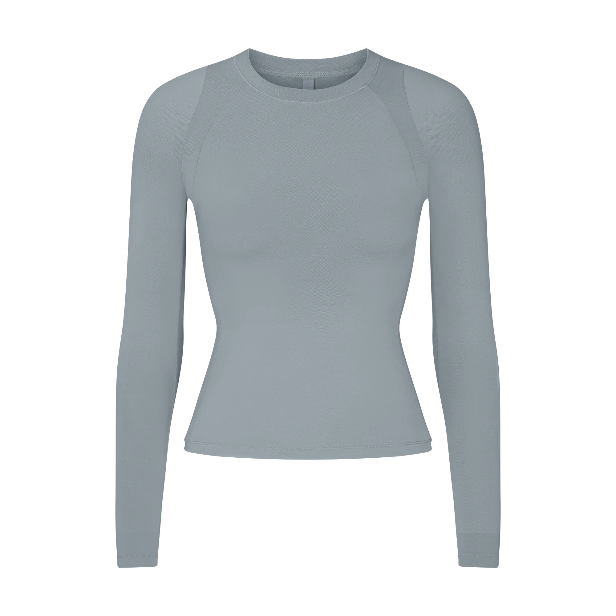 NikeSKIMS AIRY LONG SLEEVE CREW NECK TOP | WASHED PACIFIC