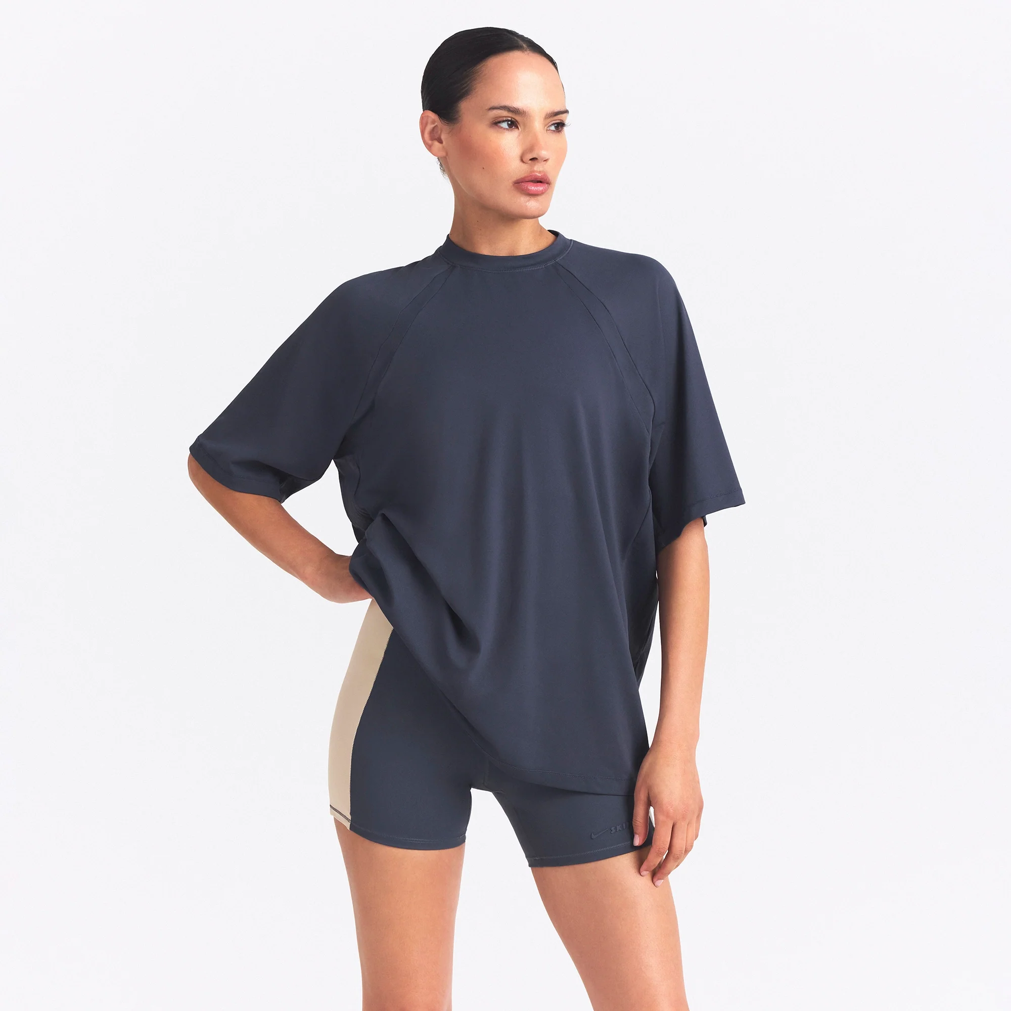 NikeSKIMS AIRY OVERSIZED TEE | DEEP ROYAL - Image 3