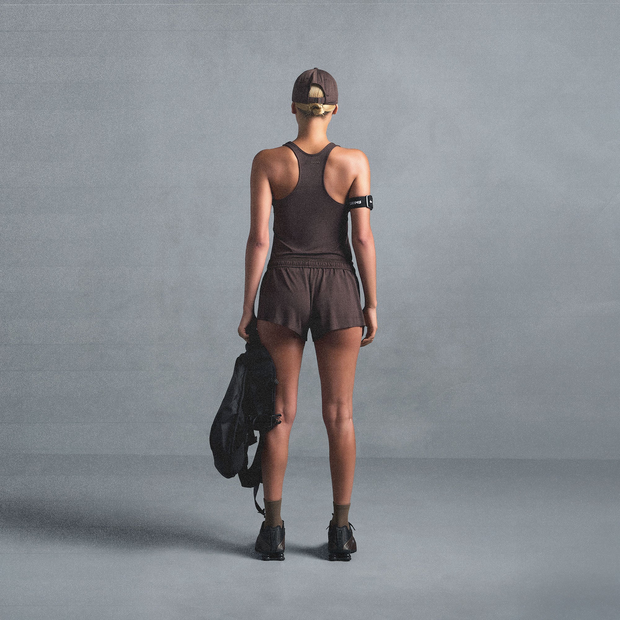 NikeSKIMS AIRY RACER BACK TANK | DARK SEPIA - Image 6