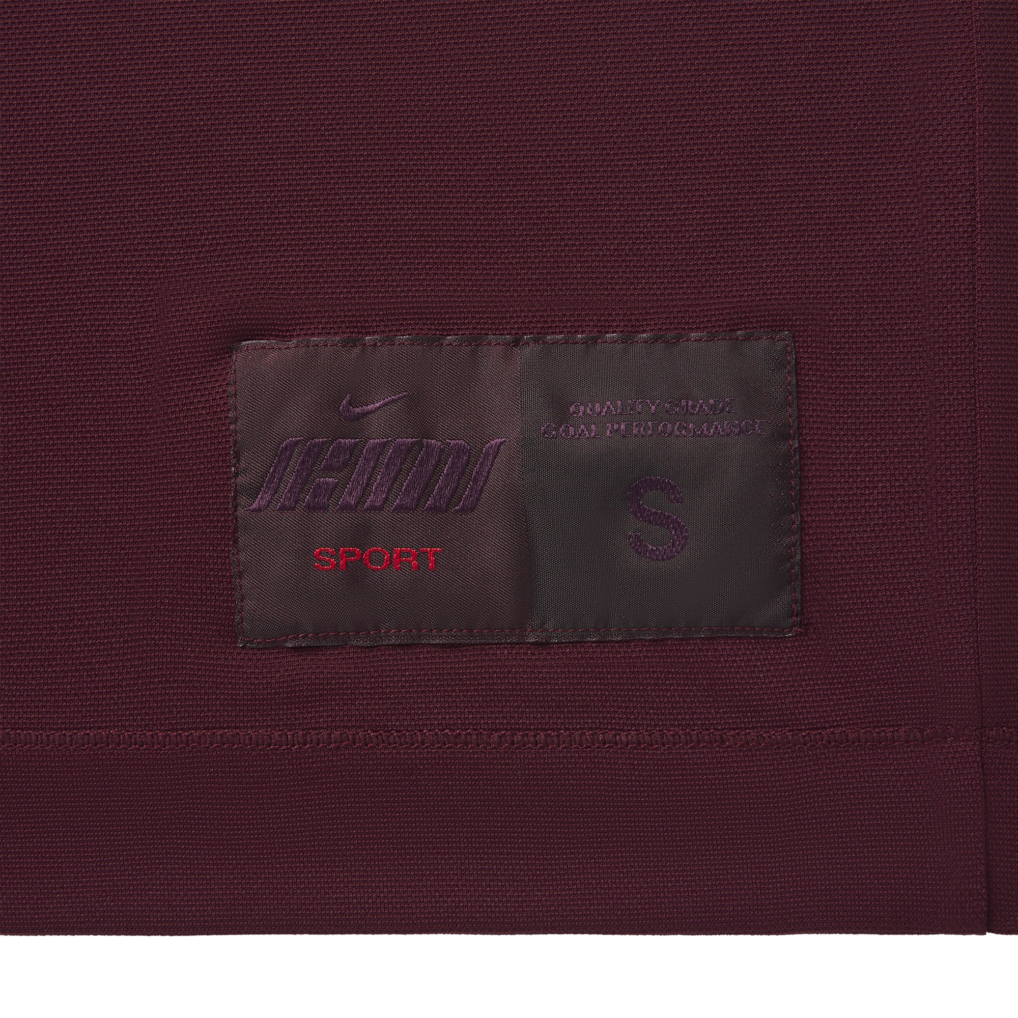 NikeSKIMS AIRY V-NECK OVERSIZED LONG SLEEVE TOP | CURRANT - Image 5