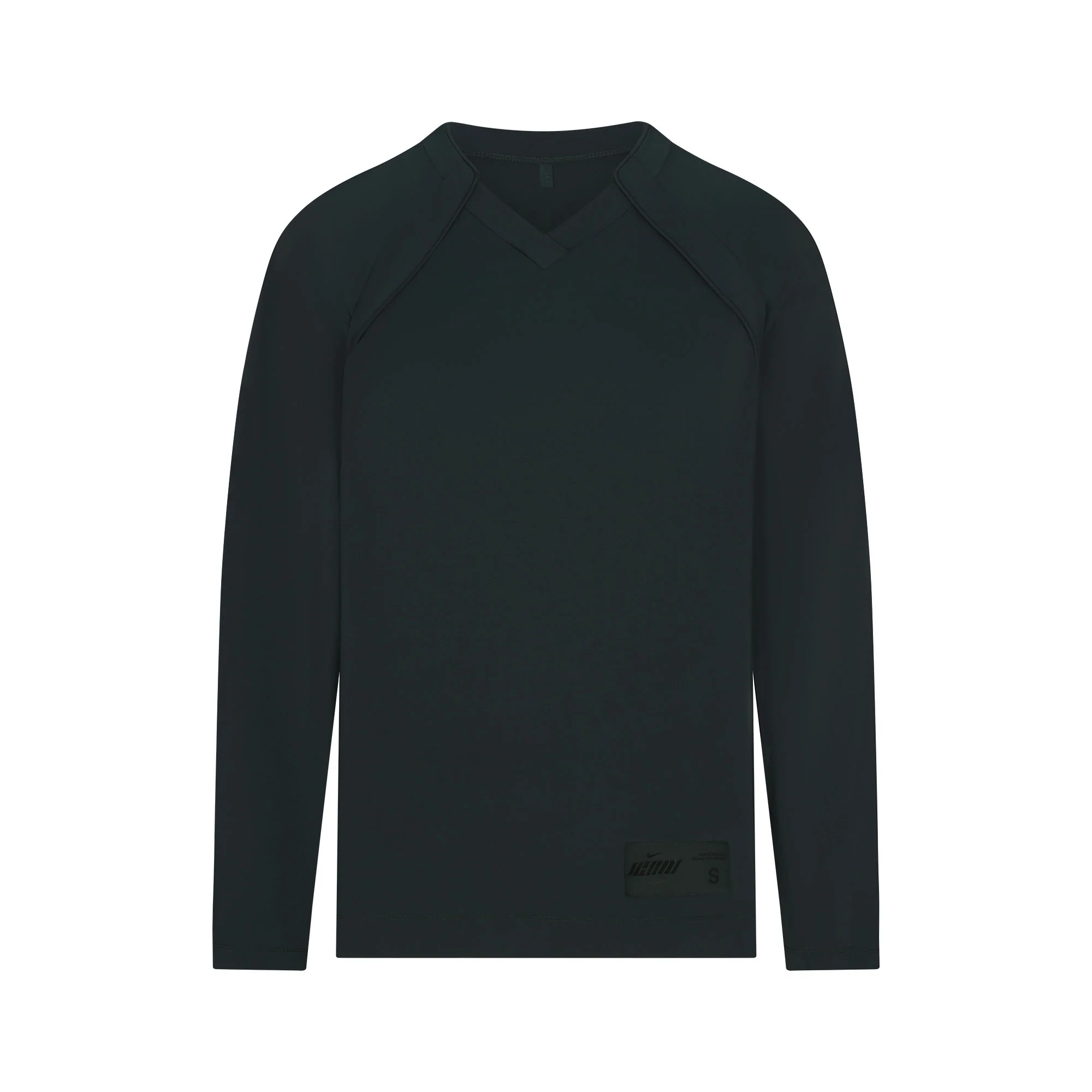 NikeSKIMS AIRY V-NECK OVERSIZED LONG SLEEVE TOP | DARK TEAL