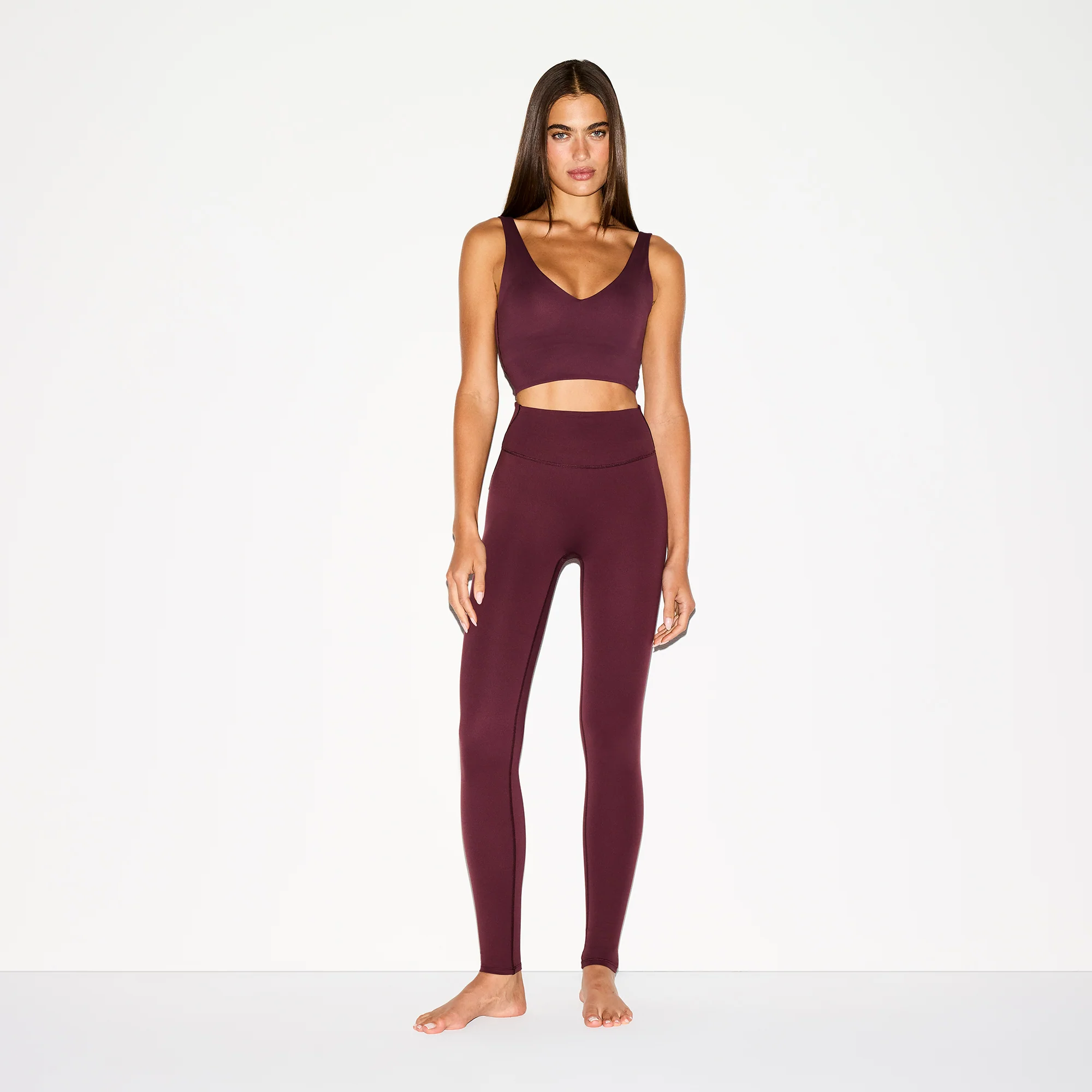 NikeSKIMS MATTE 29" LEGGING | CURRANT - Image 5