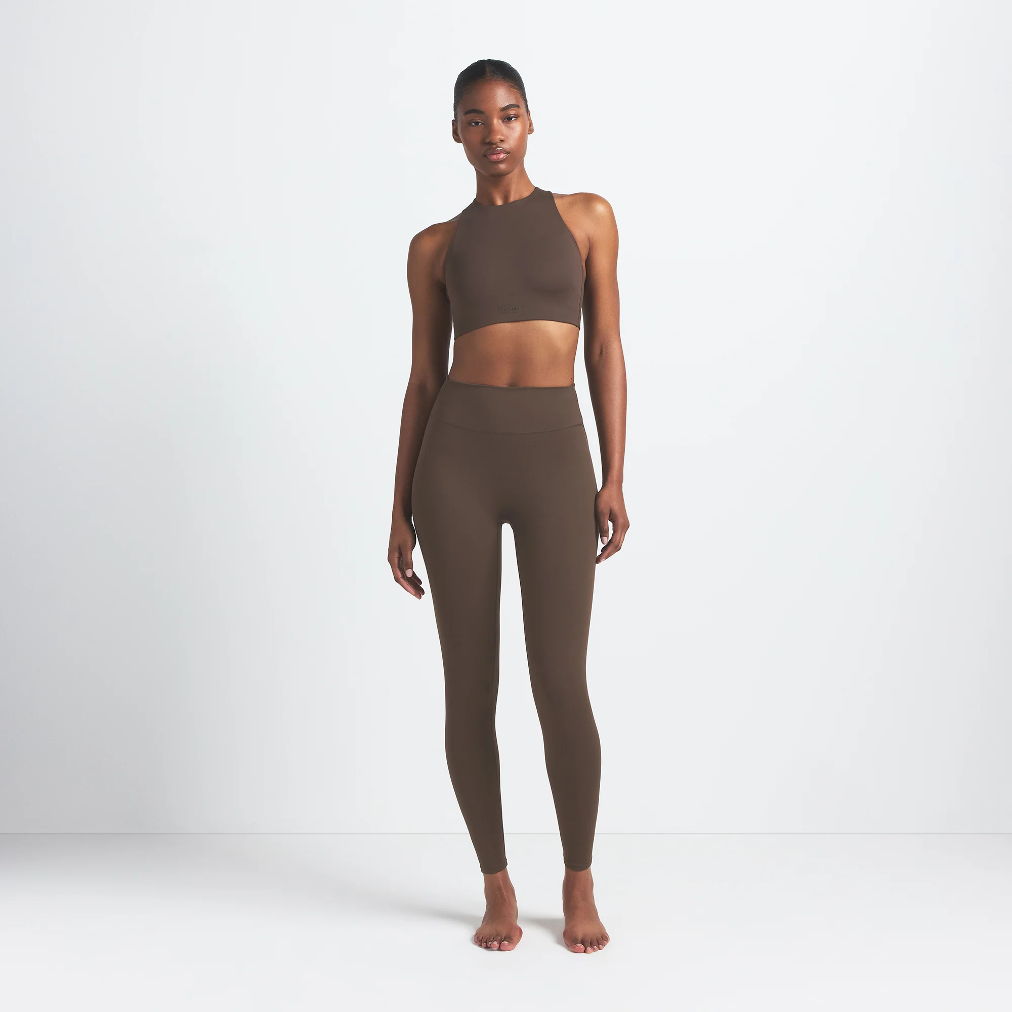 NikeSKIMS MATTE 29" LEGGING | DARK SEPIA - Image 5