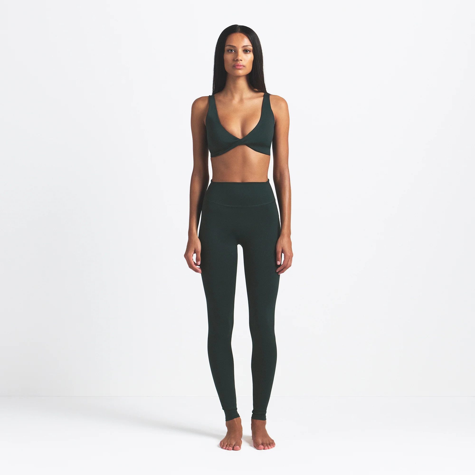 NikeSKIMS MATTE 29" LEGGING | DARK TEAL - Image 2