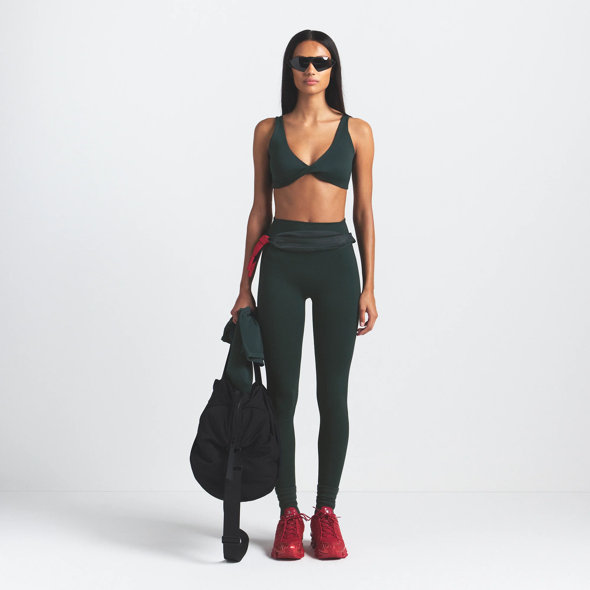NikeSKIMS MATTE 29" LEGGING | DARK TEAL - Image 6