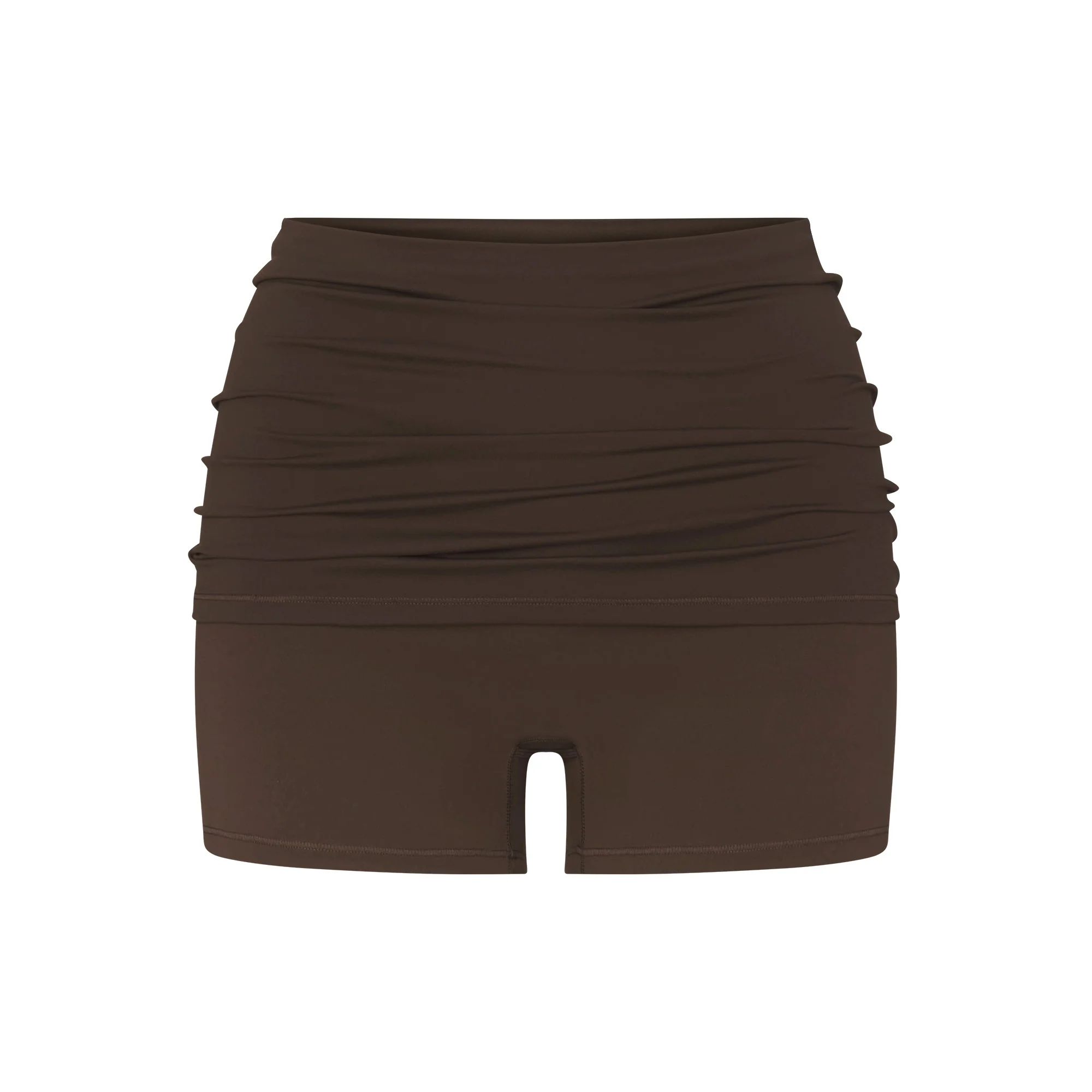 NikeSKIMS MATTE 3" FOLDOVER SHORT | DARK SEPIA