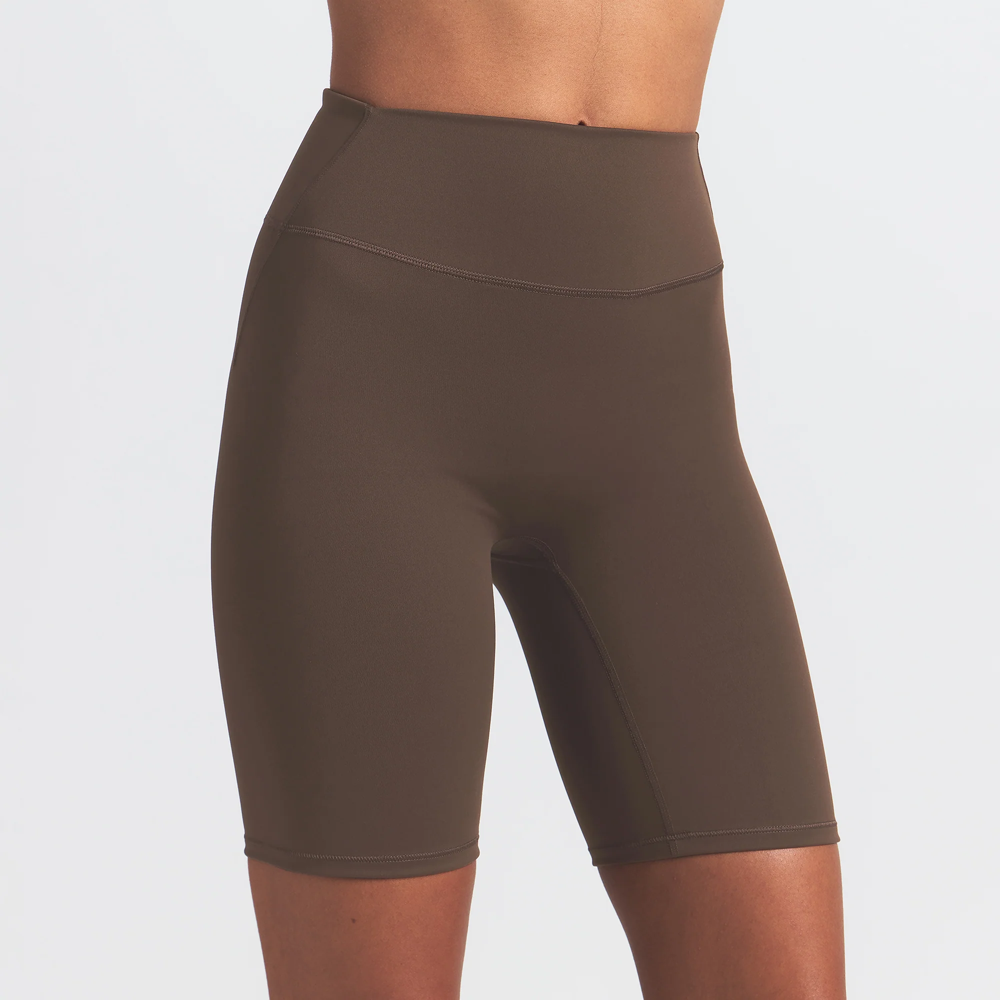 NikeSKIMS MATTE 7" BIKER SHORT | DARK SEPIA - Image 3