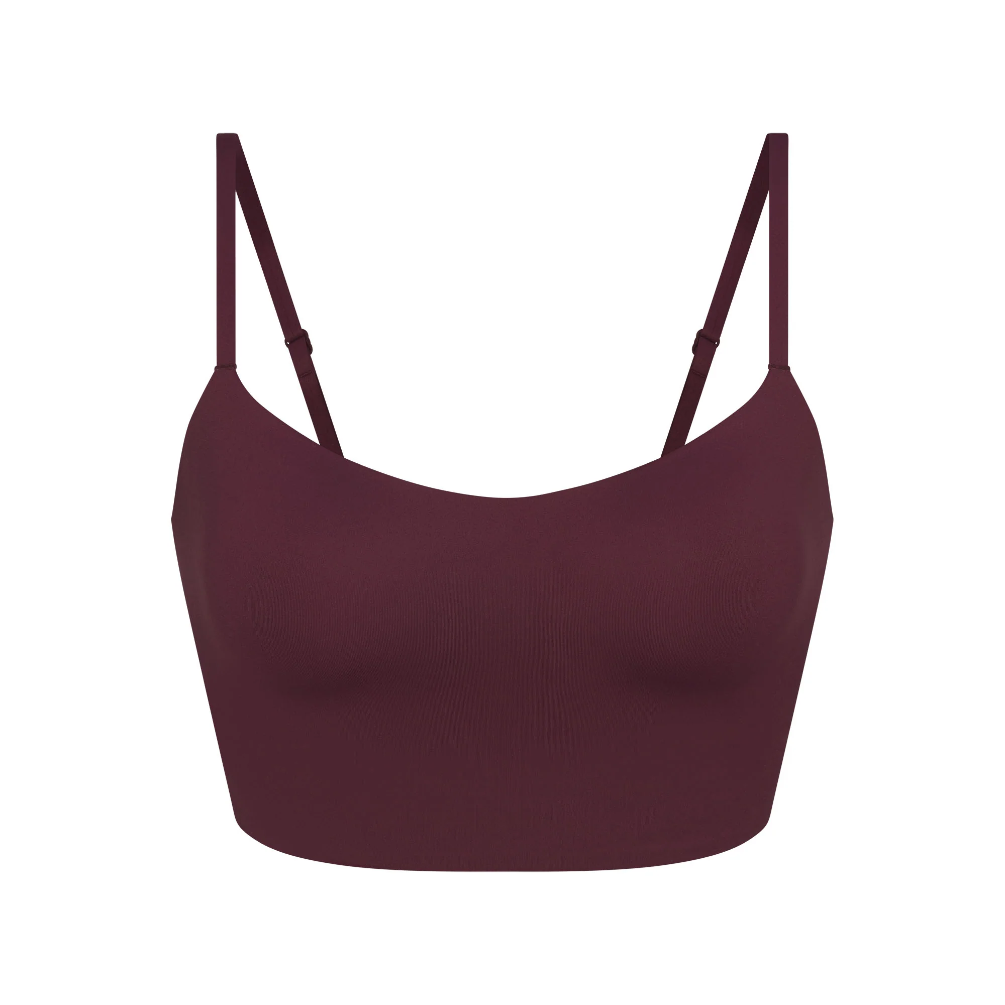 NikeSKIMS MATTE CAMI BRA TOP | CURRANT