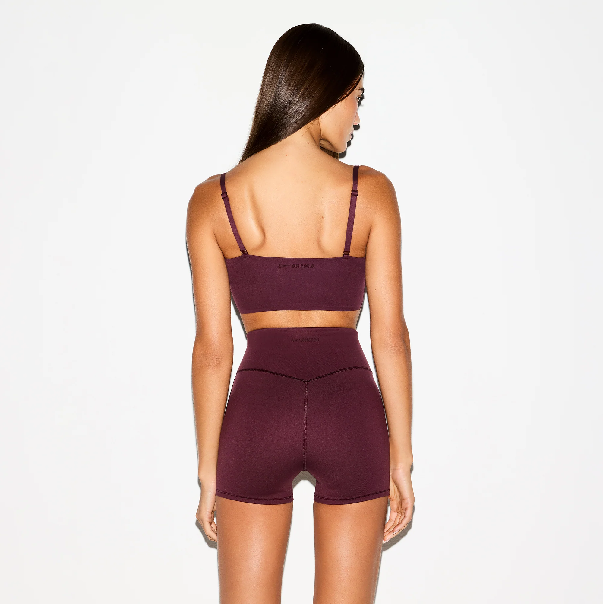 NikeSKIMS MATTE CAMI BRA TOP | CURRANT - Image 5