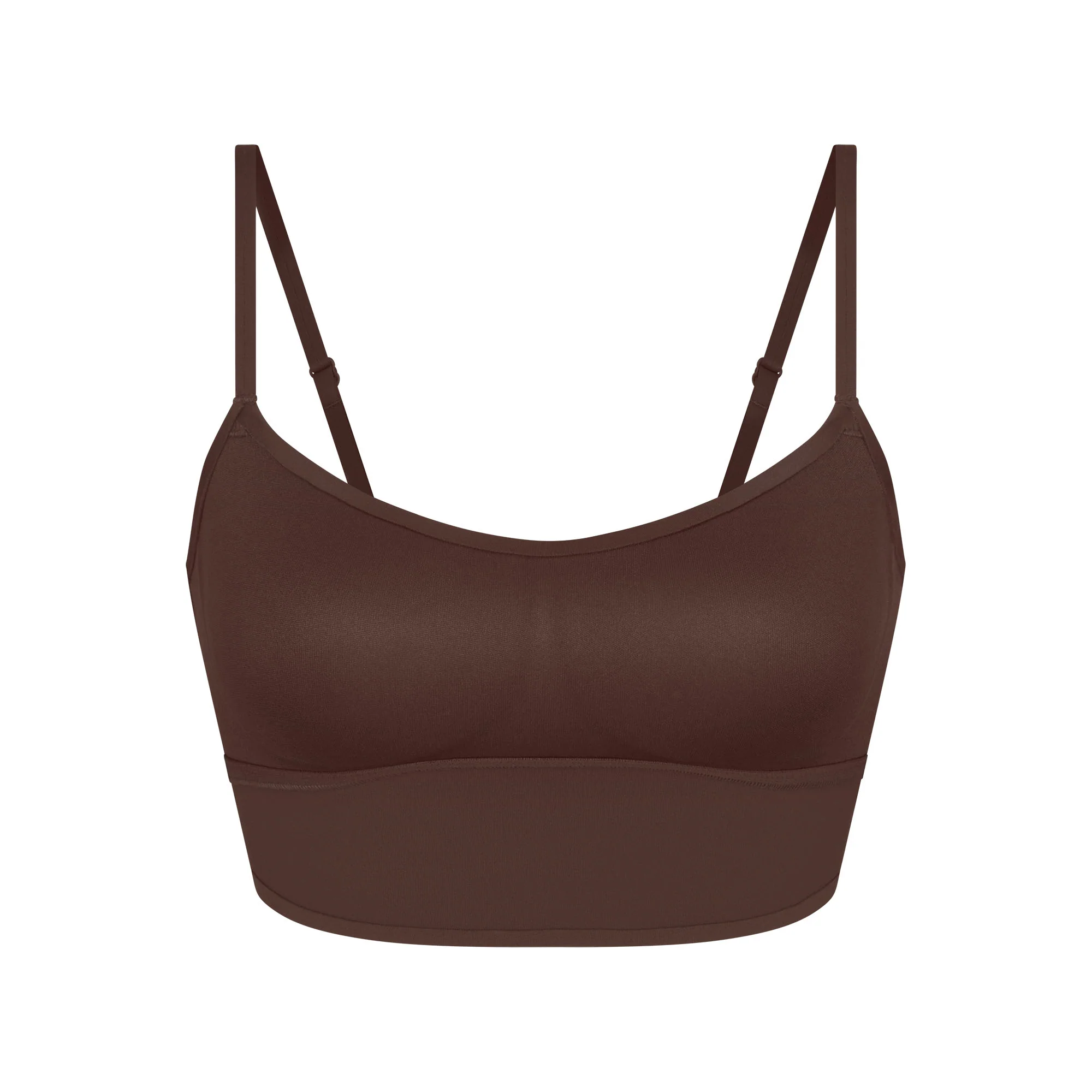 NikeSKIMS MATTE CAMI BRA TOP | DARK SEPIA - Image 5
