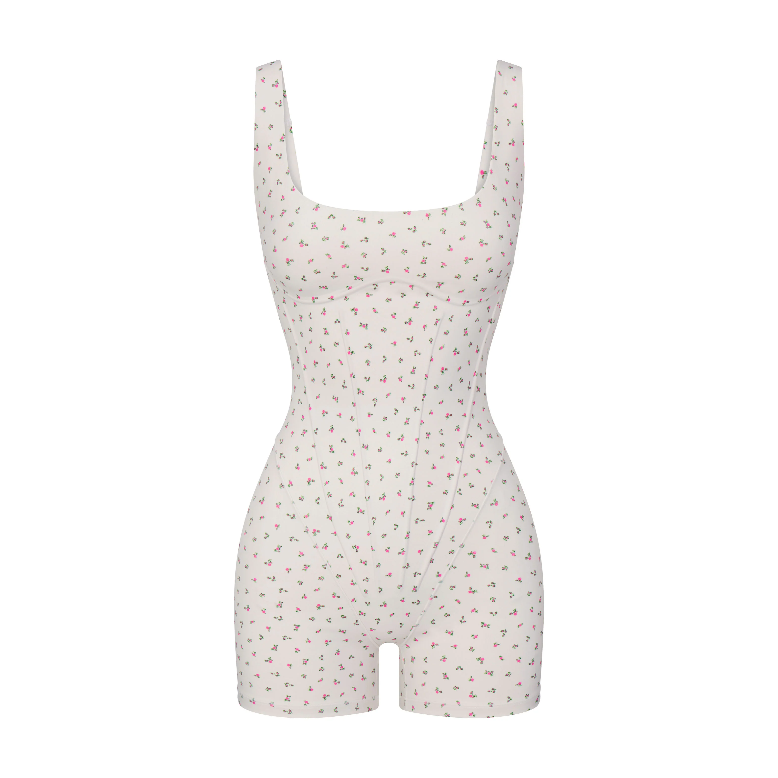NikeSKIMS MATTE CORSET 2" ONE PIECE | DITSY FLORAL PRINT