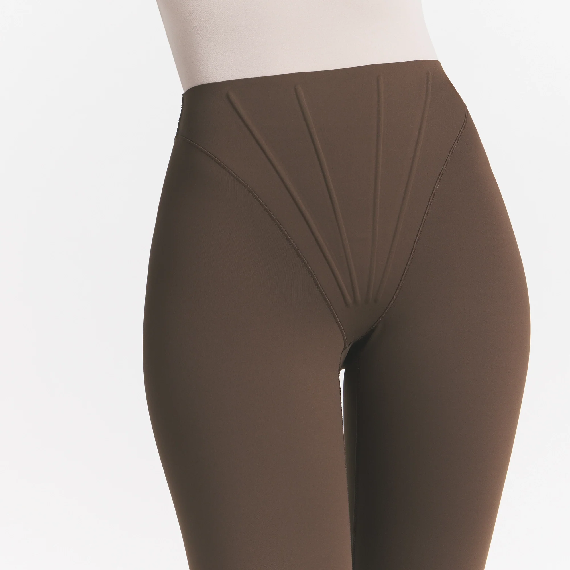 NikeSKIMS MATTE CORSET 26" LEGGING | DARK SEPIA - Image 3