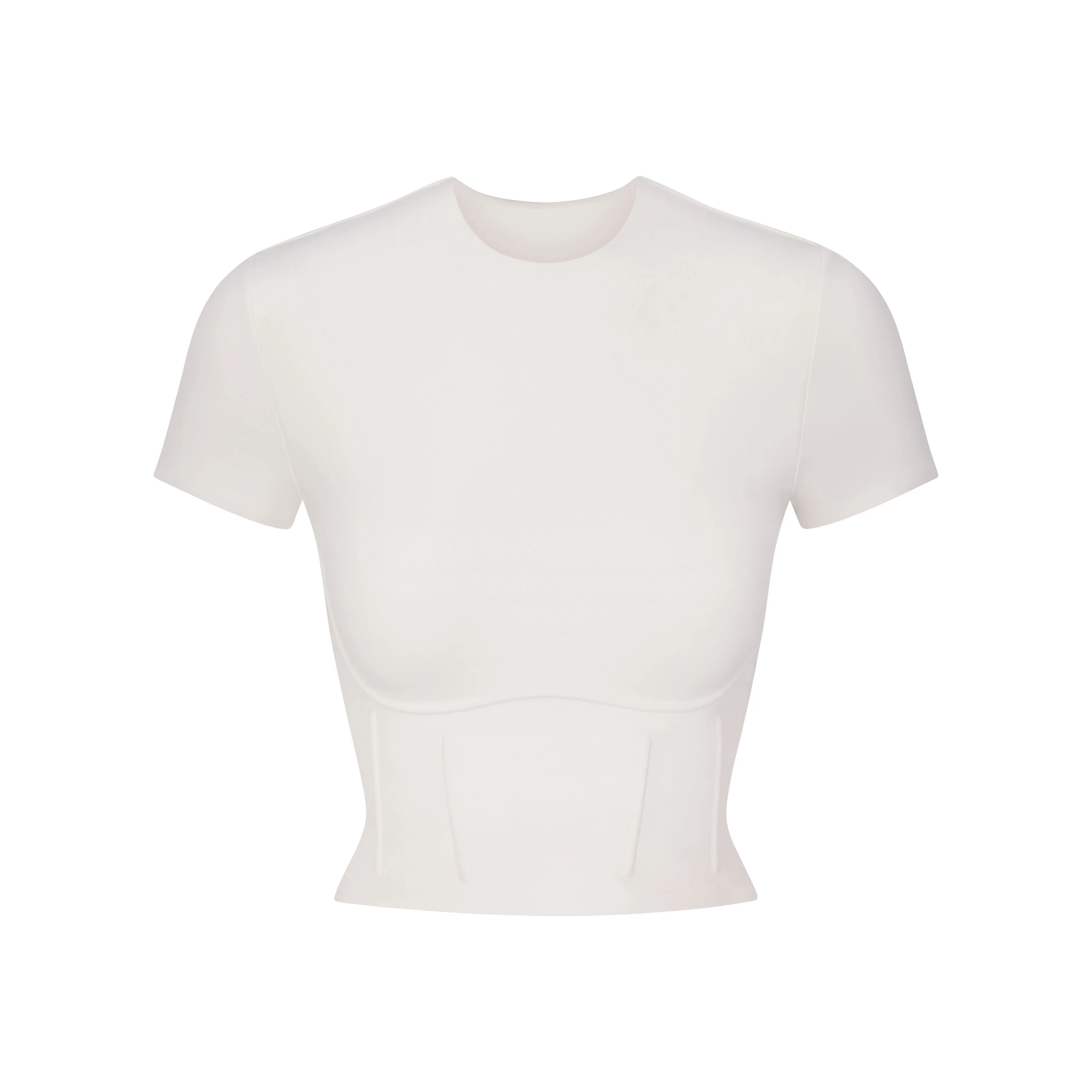 NikeSKIMS MATTE CROPPED CORSET TEE | IVORY