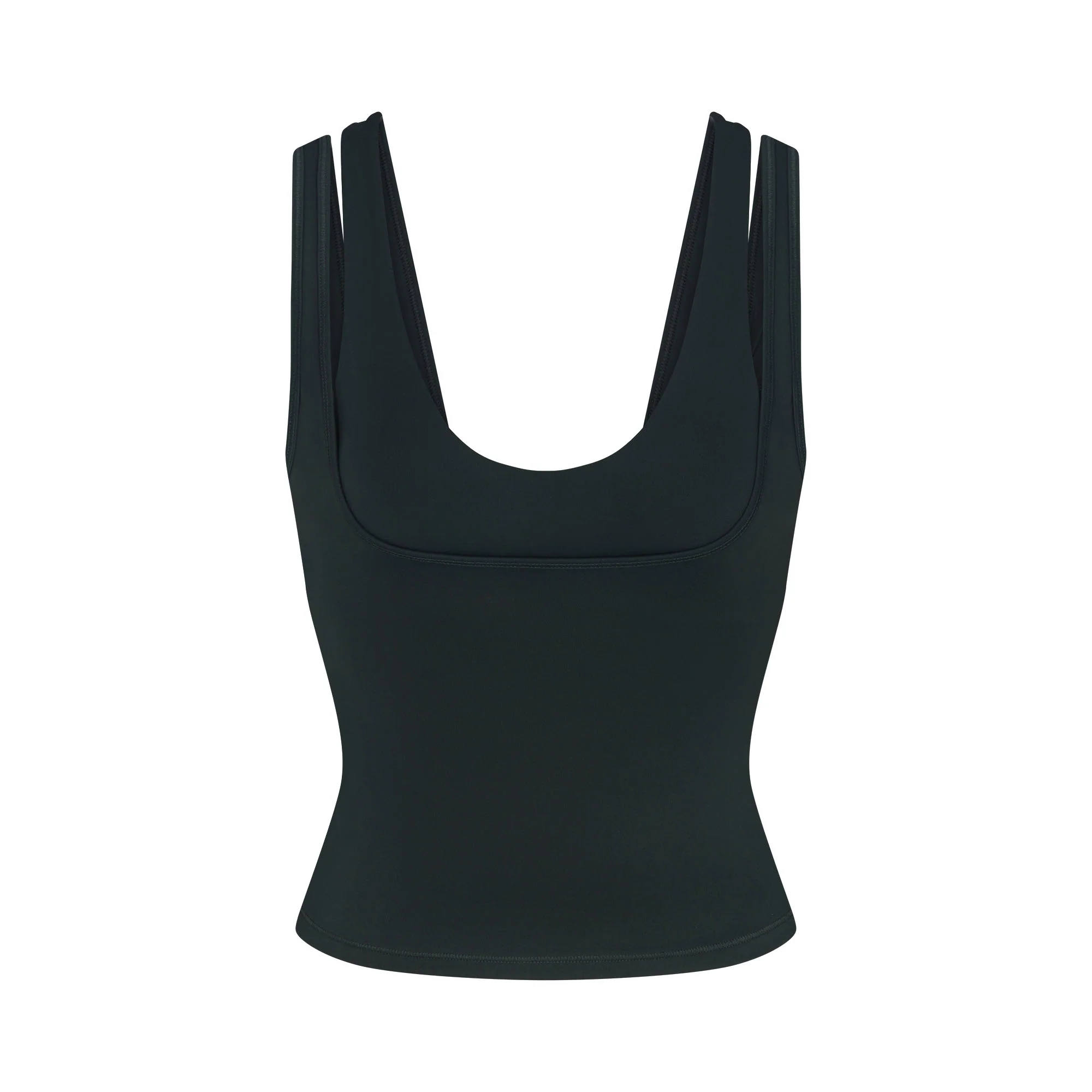 NikeSKIMS MATTE DOUBLE STRAP SCOOP TANK | DARK TEAL