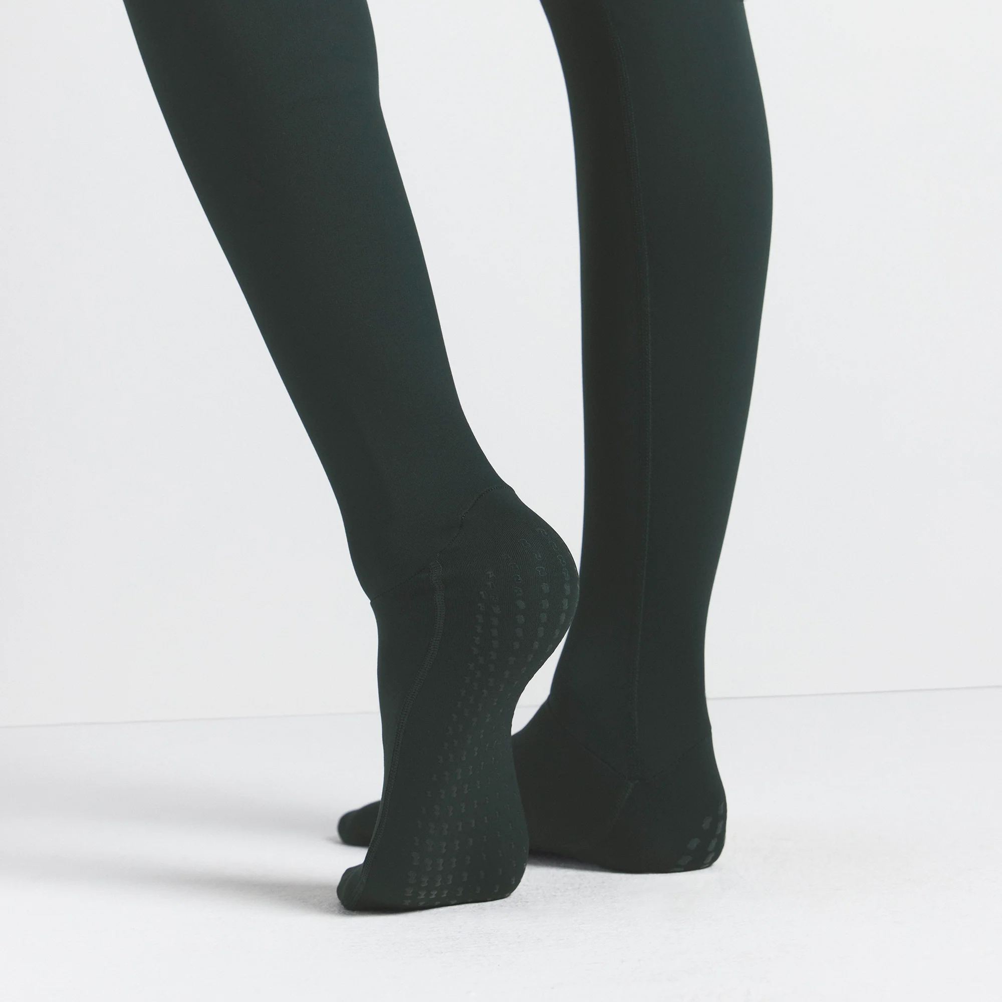 NikeSKIMS MATTE FOOTSIE GRIP LEGGING | DARK TEAL - Image 4