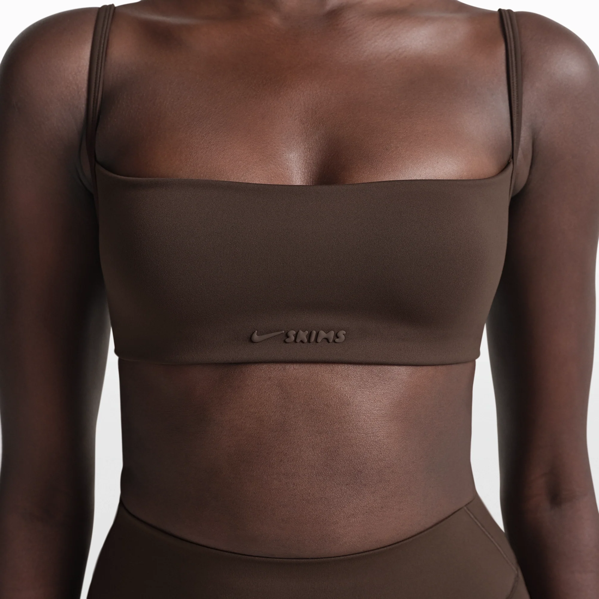 NikeSKIMS MATTE MICRO BRA | DARK SEPIA - Image 5