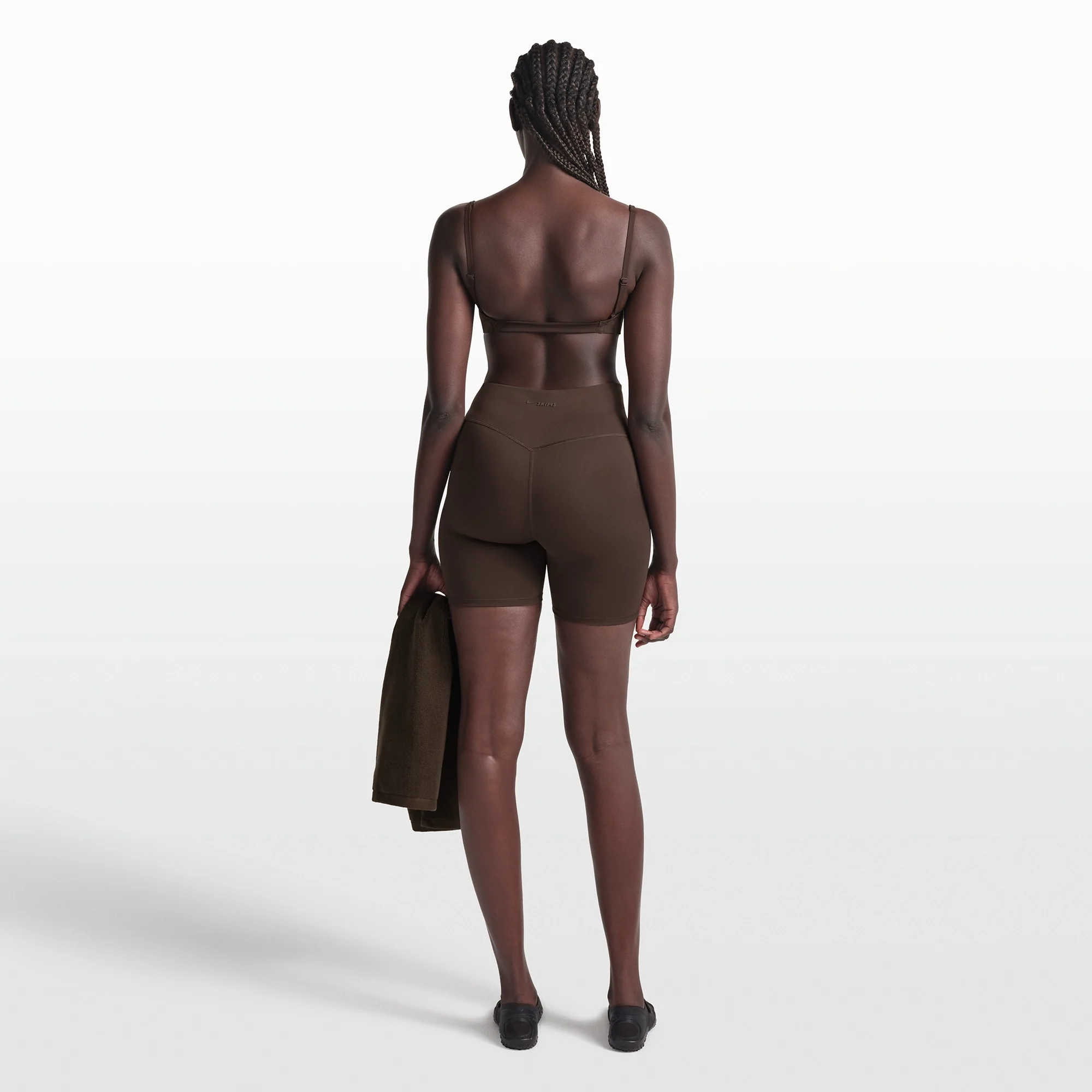 NikeSKIMS MATTE MICRO BRA | DARK SEPIA - Image 7