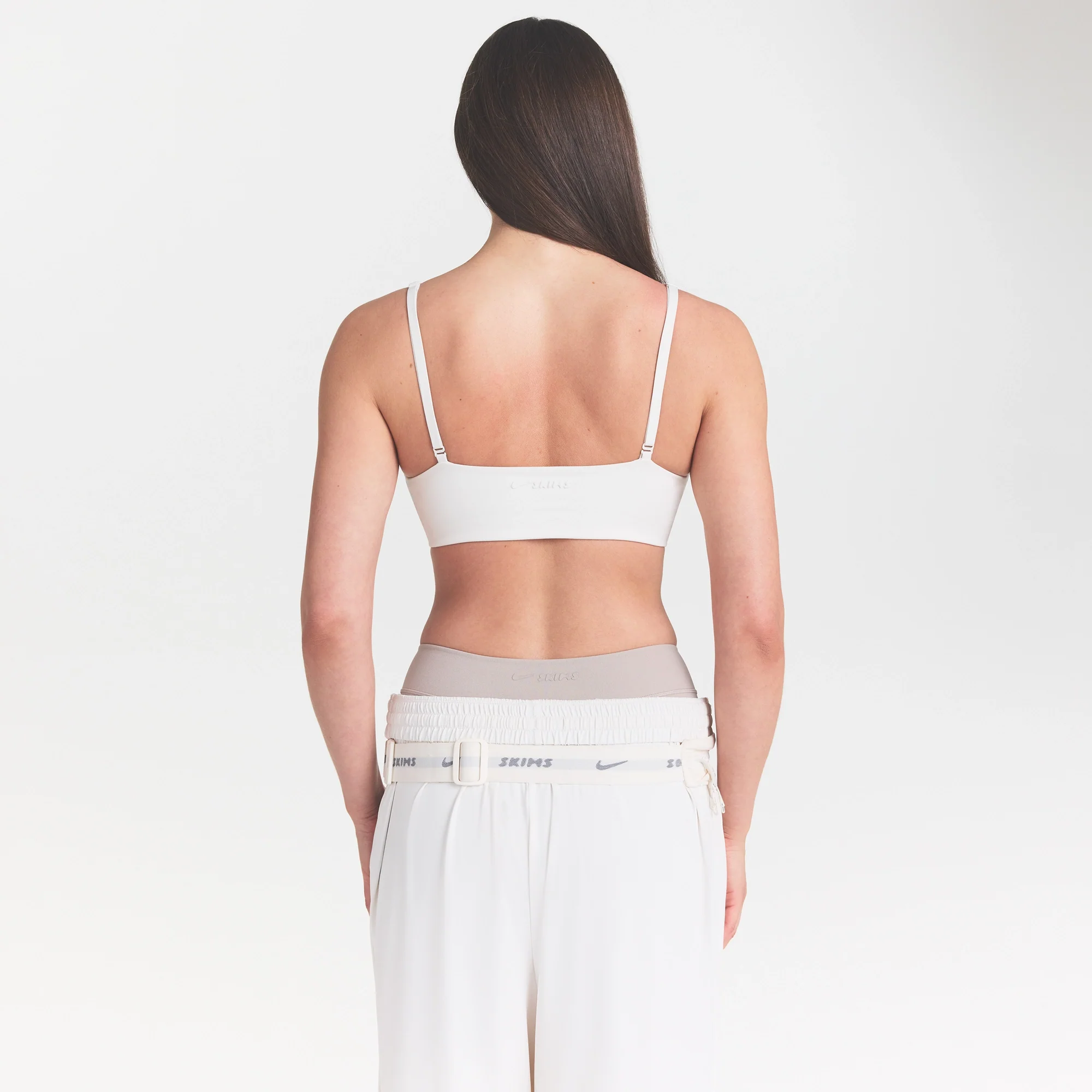 NikeSKIMS MATTE MICRO SCOOP BRA | IVORY - Image 4