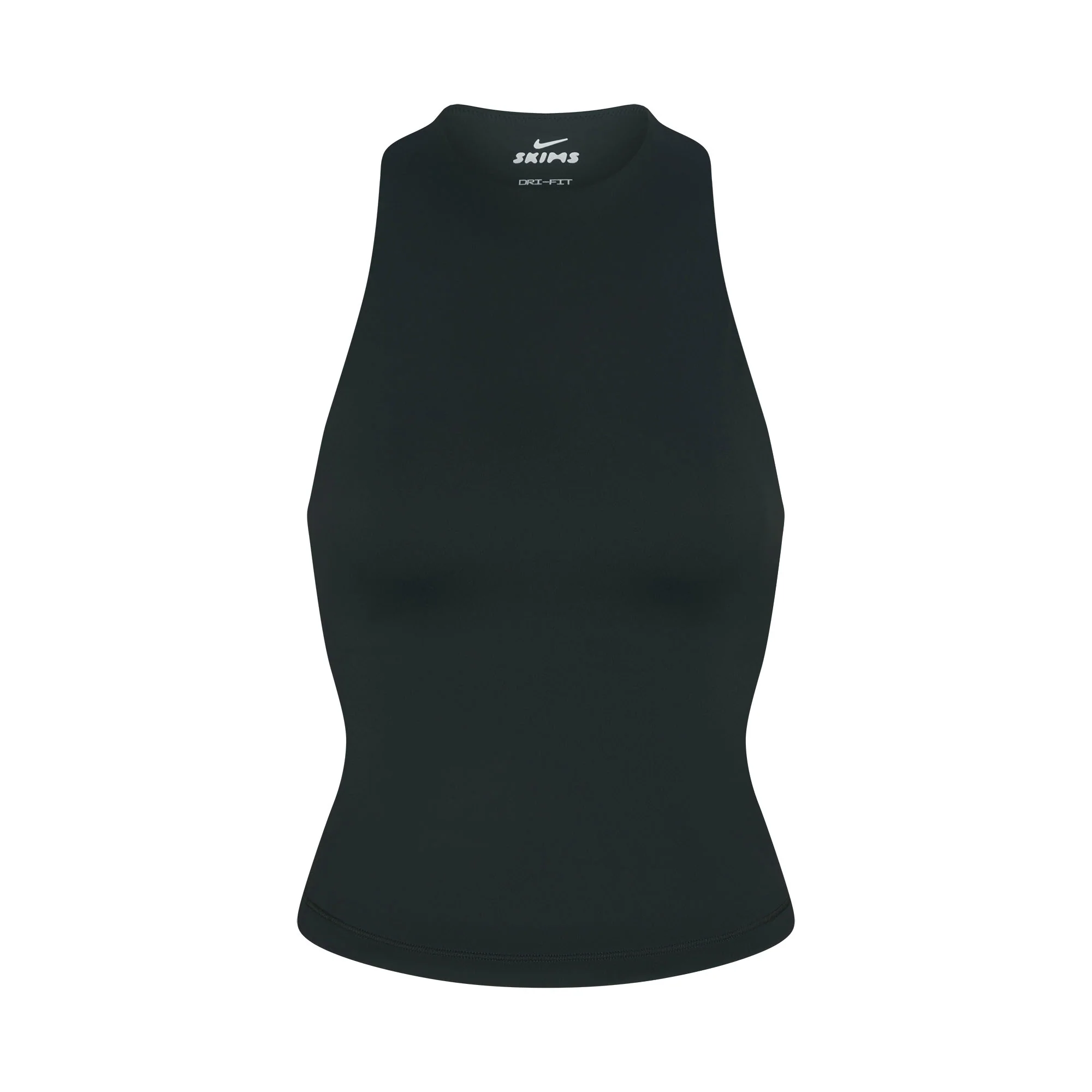NikeSKIMS MATTE MOCK NECK RACER TANK | DARK TEAL