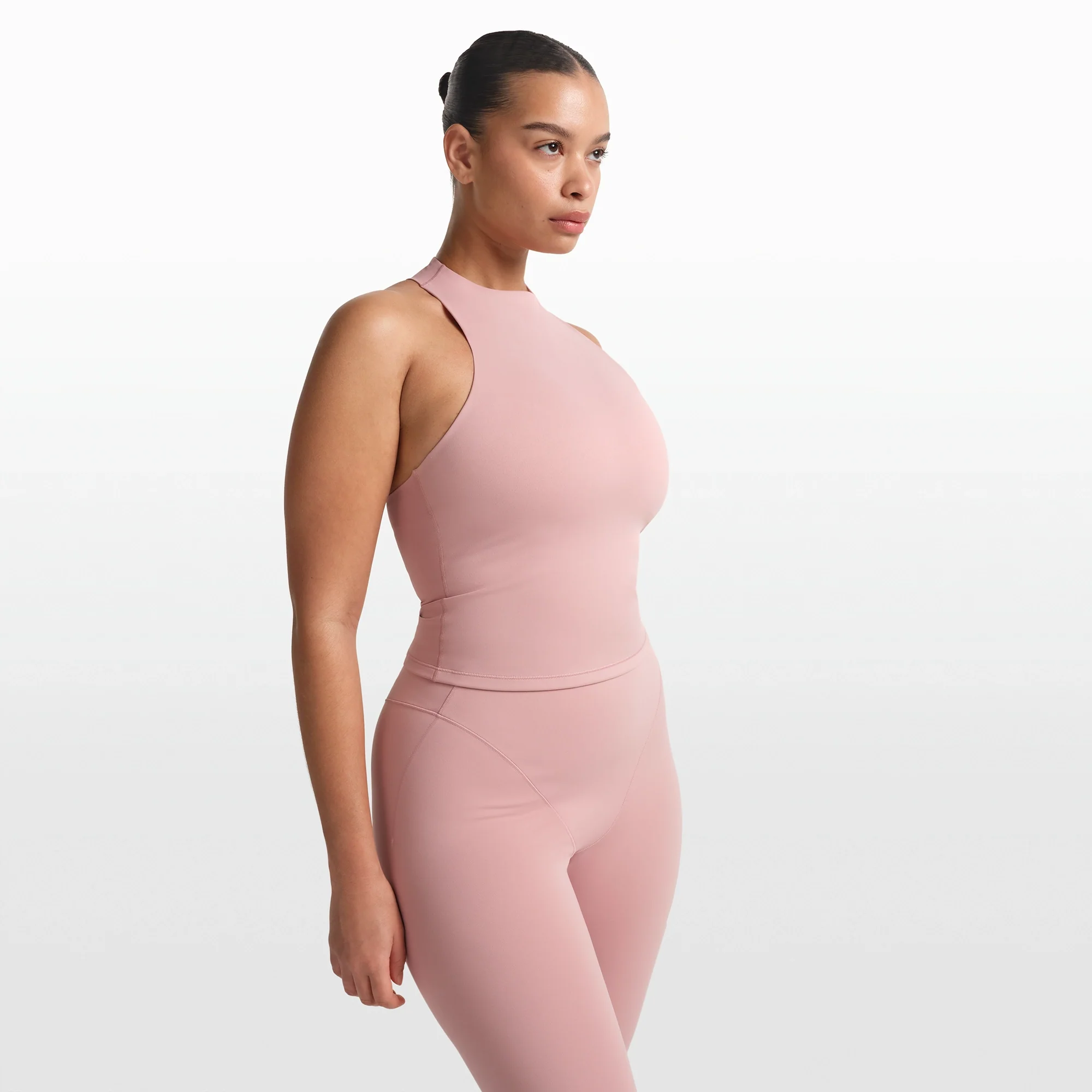 NikeSKIMS MATTE MOCK NECK RACER TANK | HIMALAYAN - Image 5