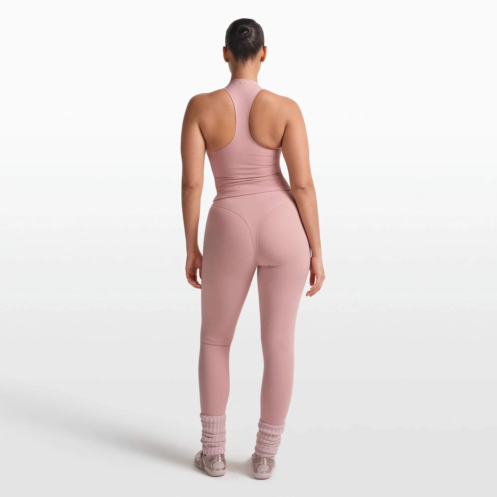 NikeSKIMS MATTE MOCK NECK RACER TANK | HIMALAYAN - Image 6