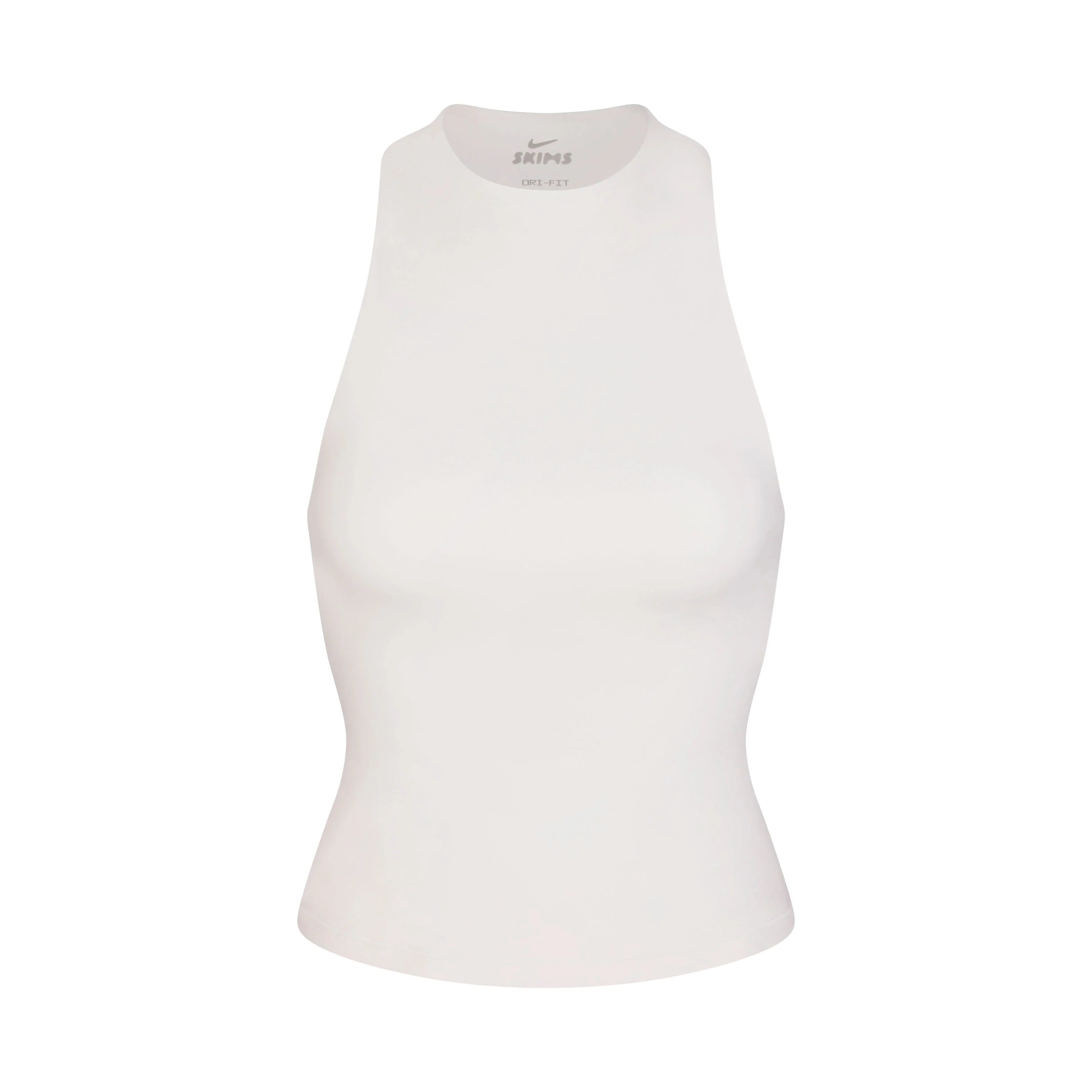NikeSKIMS MATTE MOCK NECK RACER TANK | IVORY