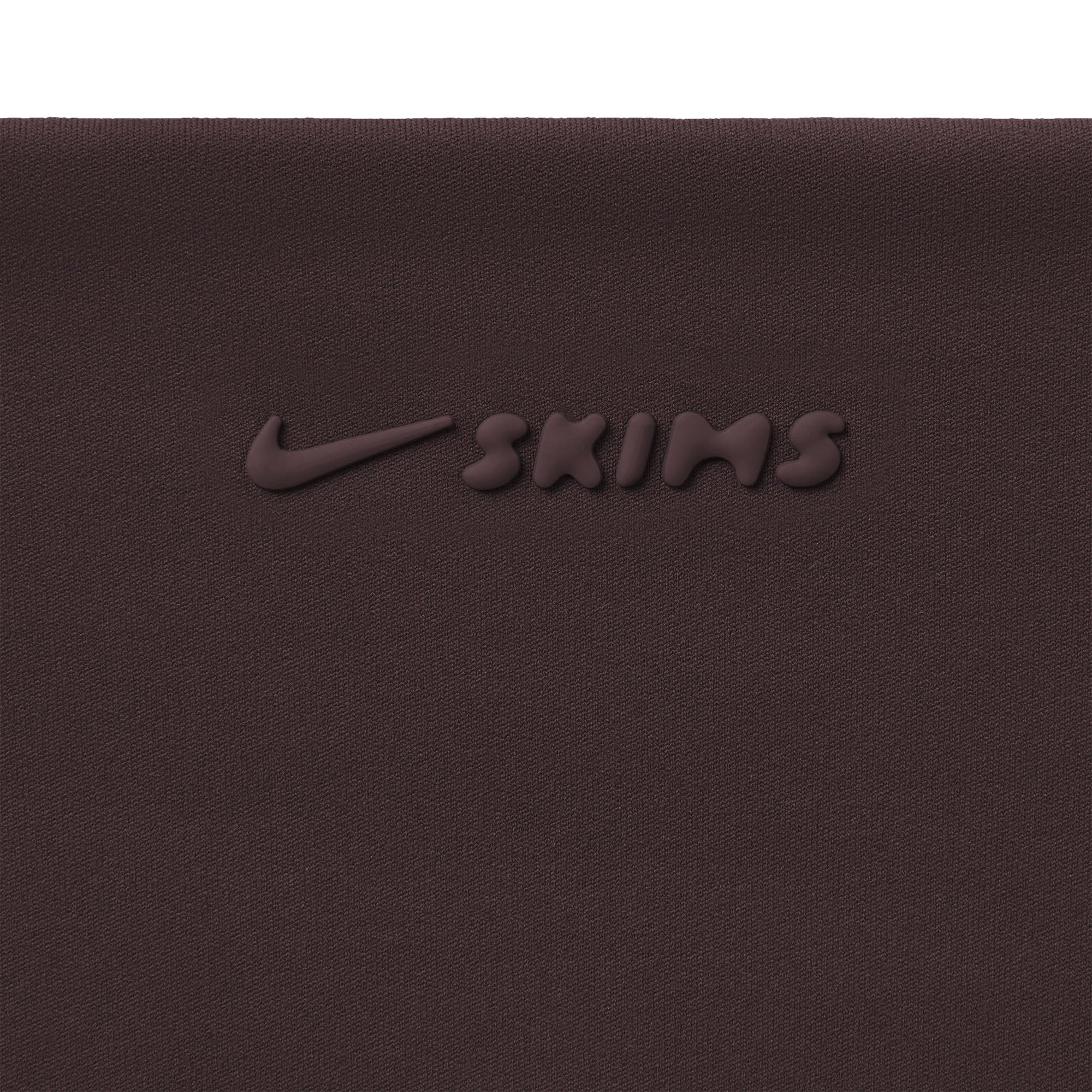 NikeSKIMS MATTE PADDED BABY TEE | DARK SEPIA - Image 5