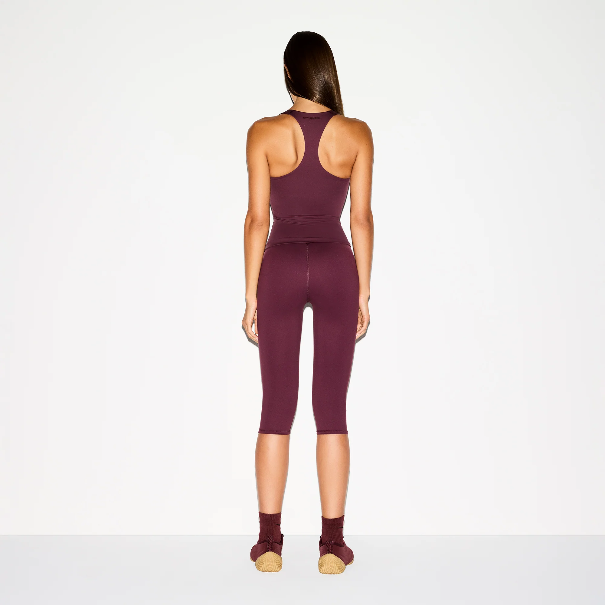 NikeSKIMS MATTE RACER BACK TANK | CURRANT - Image 5