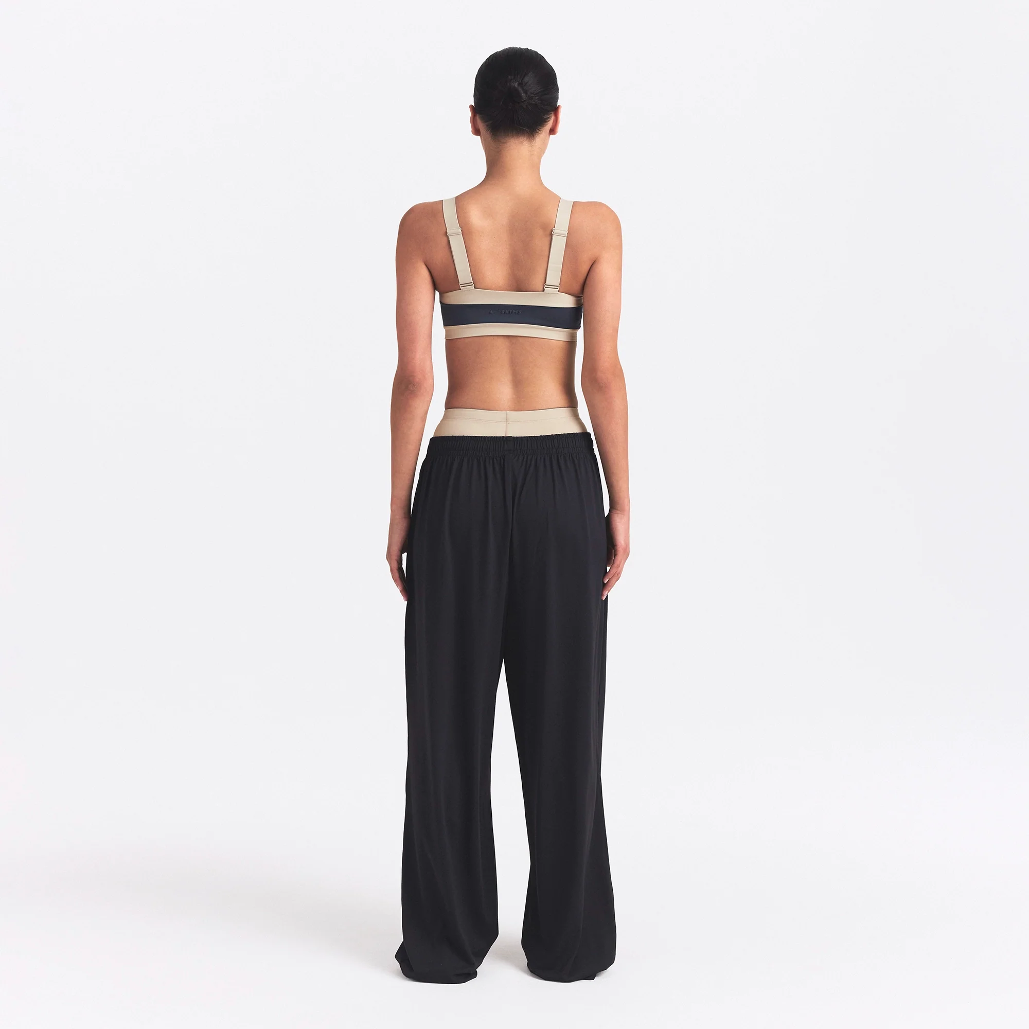 NikeSKIMS MATTE SHINE MIX STRAIGHT NECK BRA | DEEP ROYAL AND STONE - Image 4