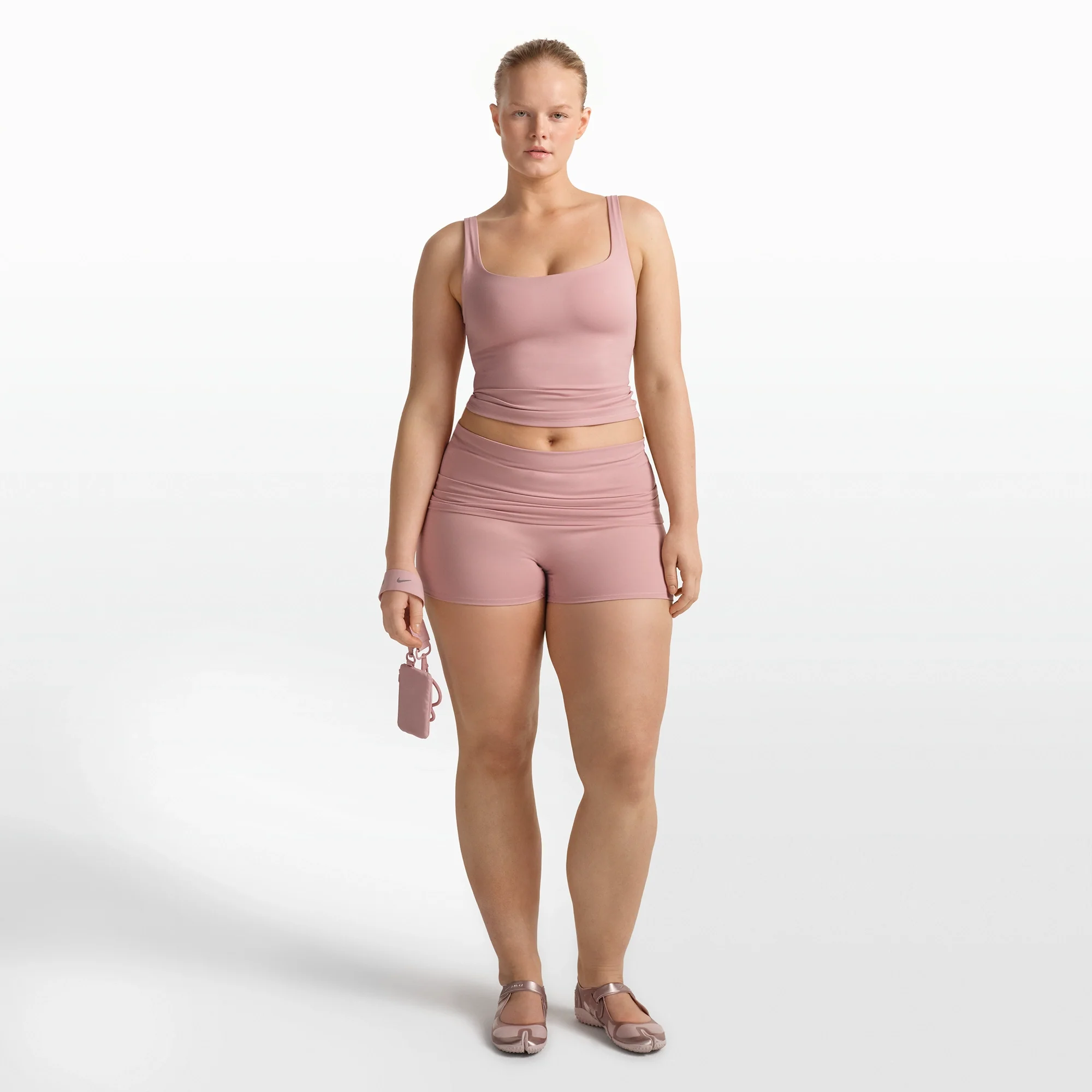 NikeSKIMS MATTE SQUARE NECK TANK | HIMALAYAN - Image 2