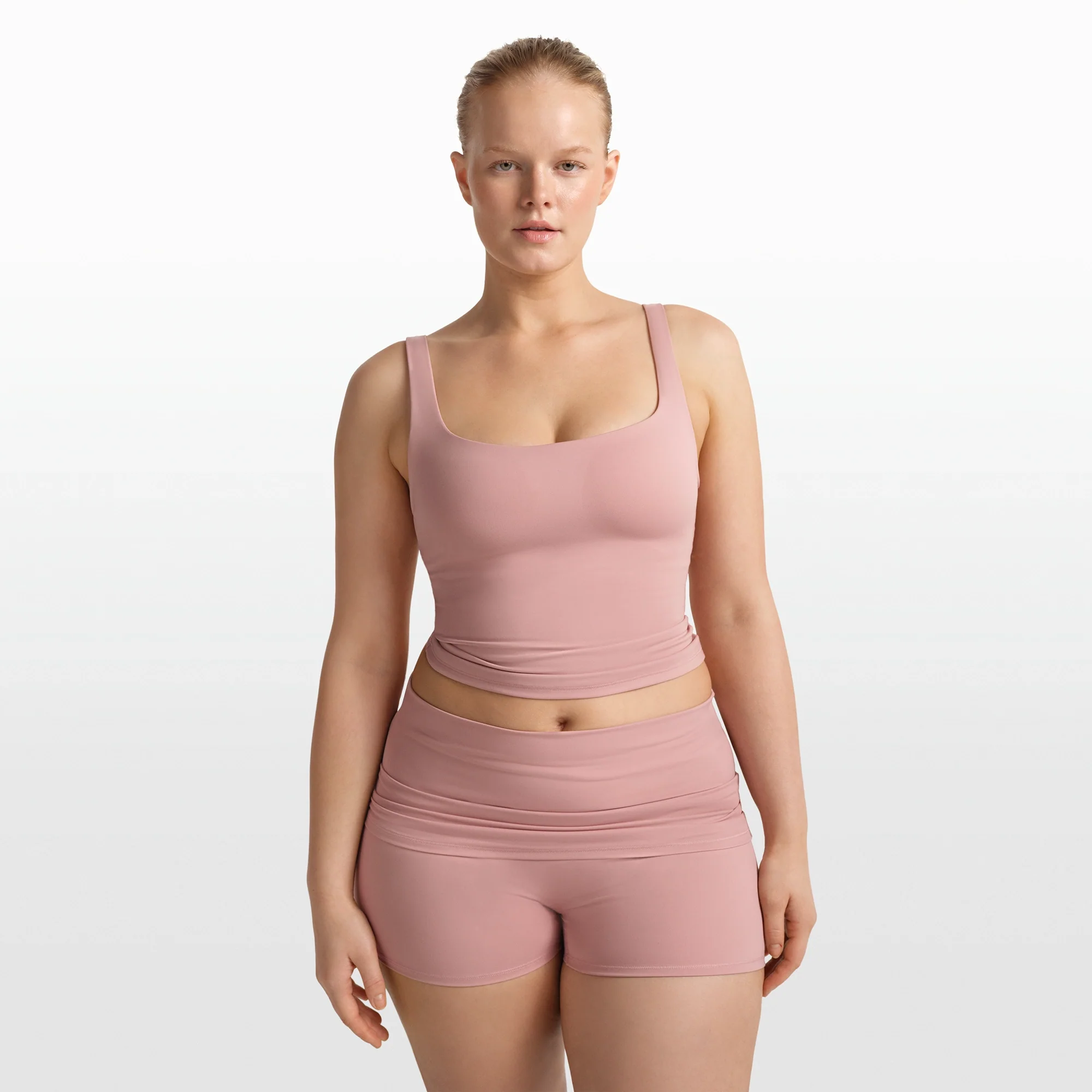 NikeSKIMS MATTE SQUARE NECK TANK | HIMALAYAN - Image 3