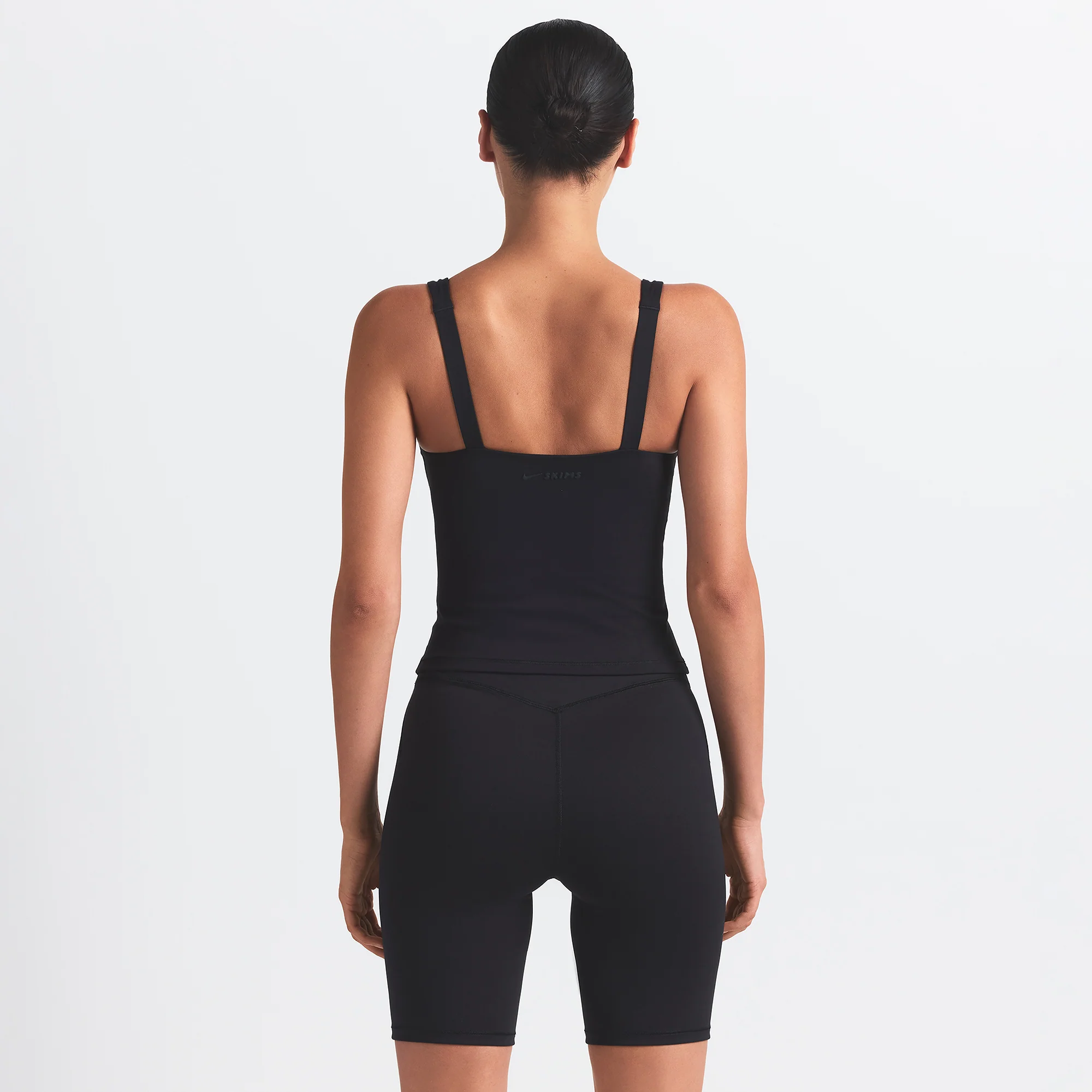NikeSKIMS MATTE SQUARE NECK TANK | OBSIDIAN - Image 5