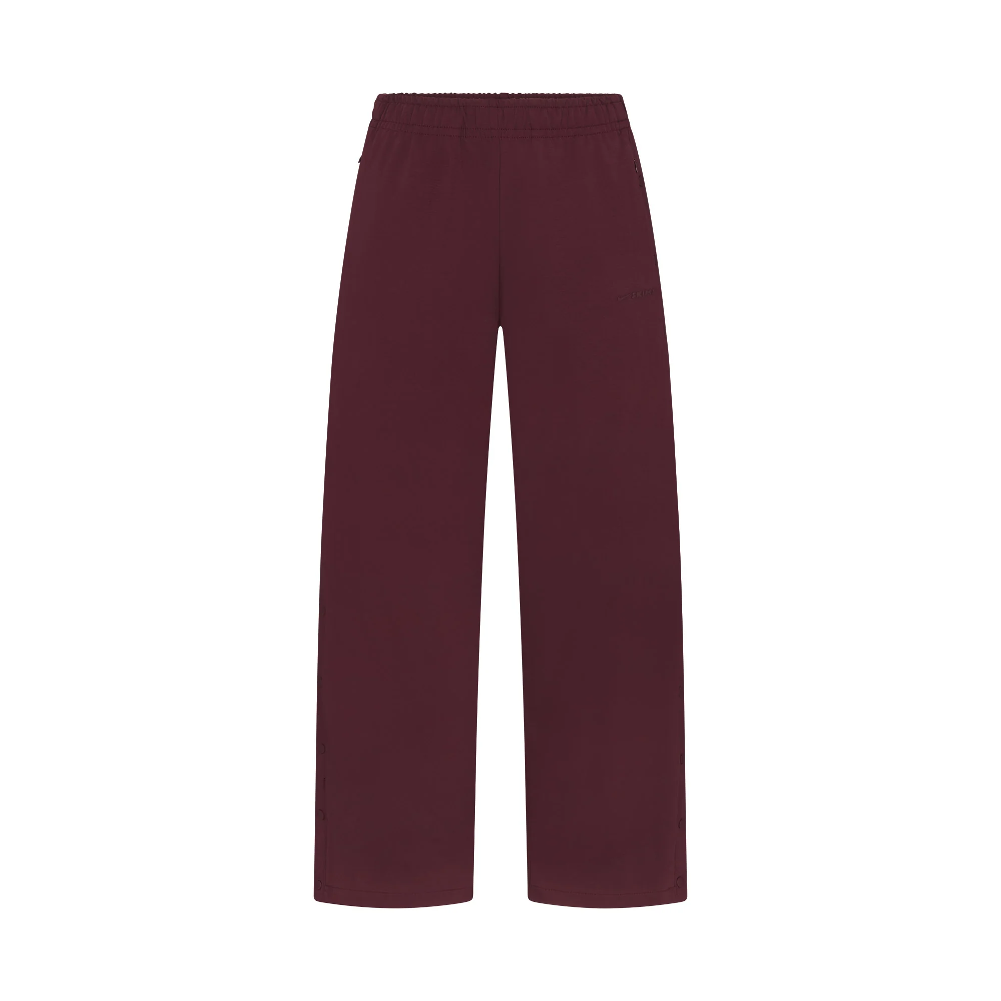 NikeSKIMS MATTE TRICOT SIDE SNAPS PANT | CURRANT