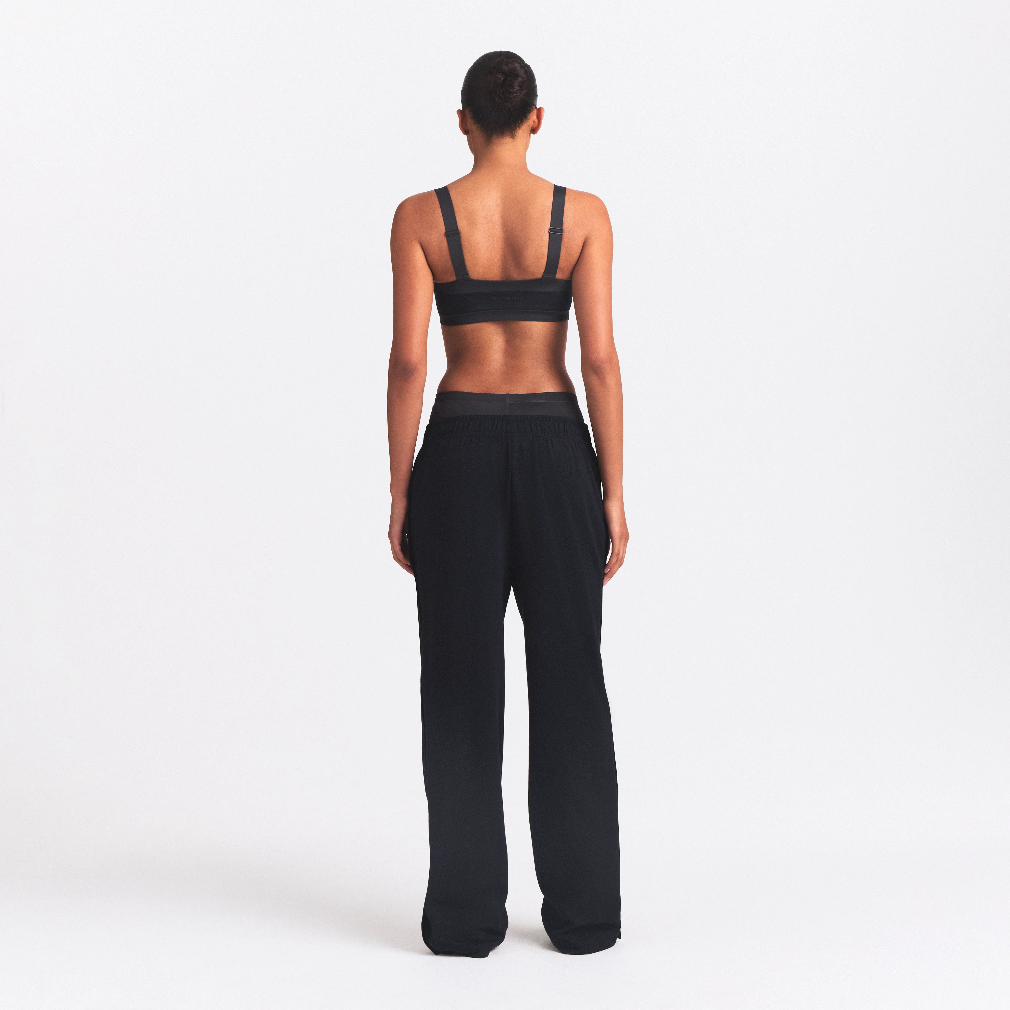 NikeSKIMS MATTE TRICOT SIDE SNAPS PANT | OBSIDIAN - Image 6