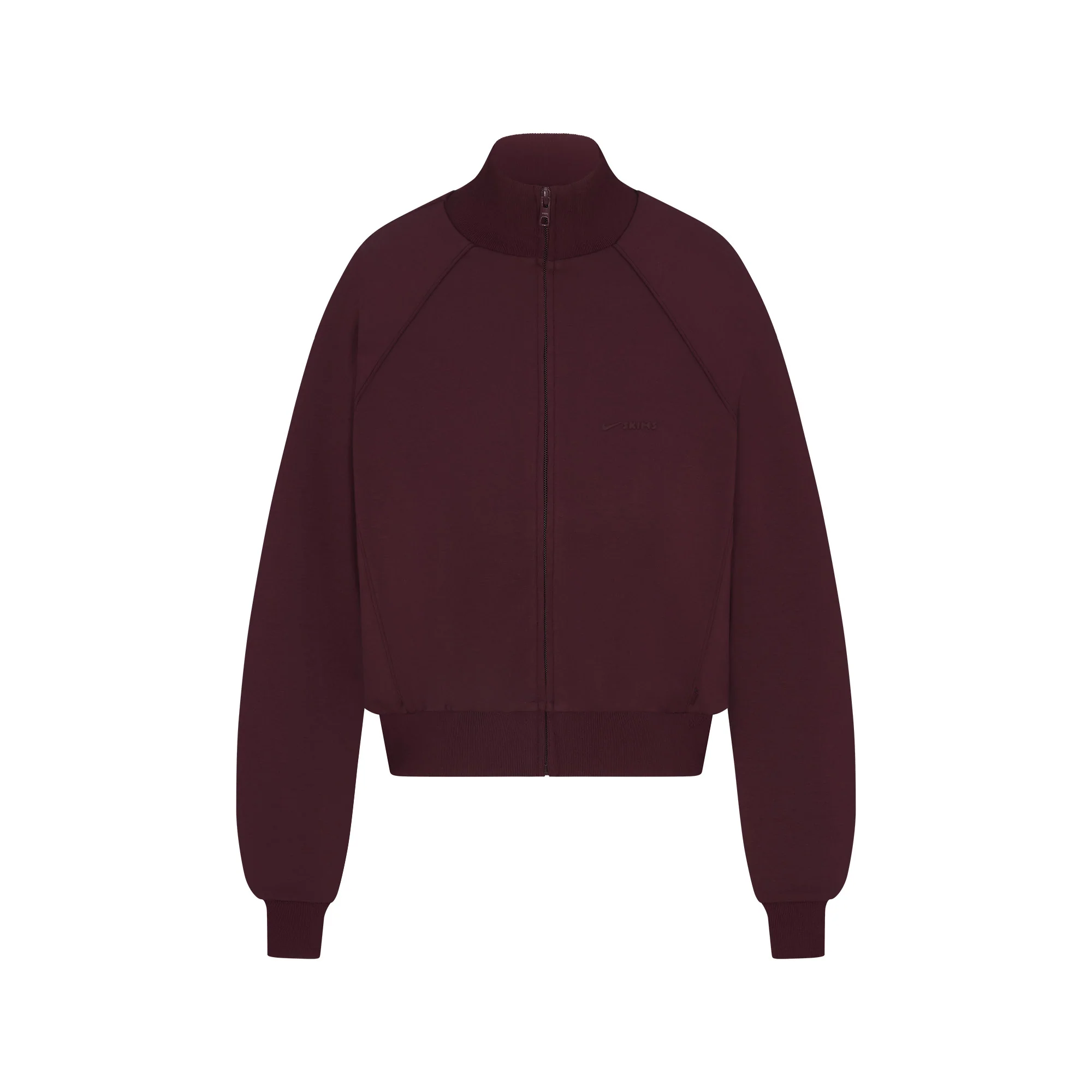 NikeSKIMS MATTE TRICOT TRACK JACKET | CURRANT