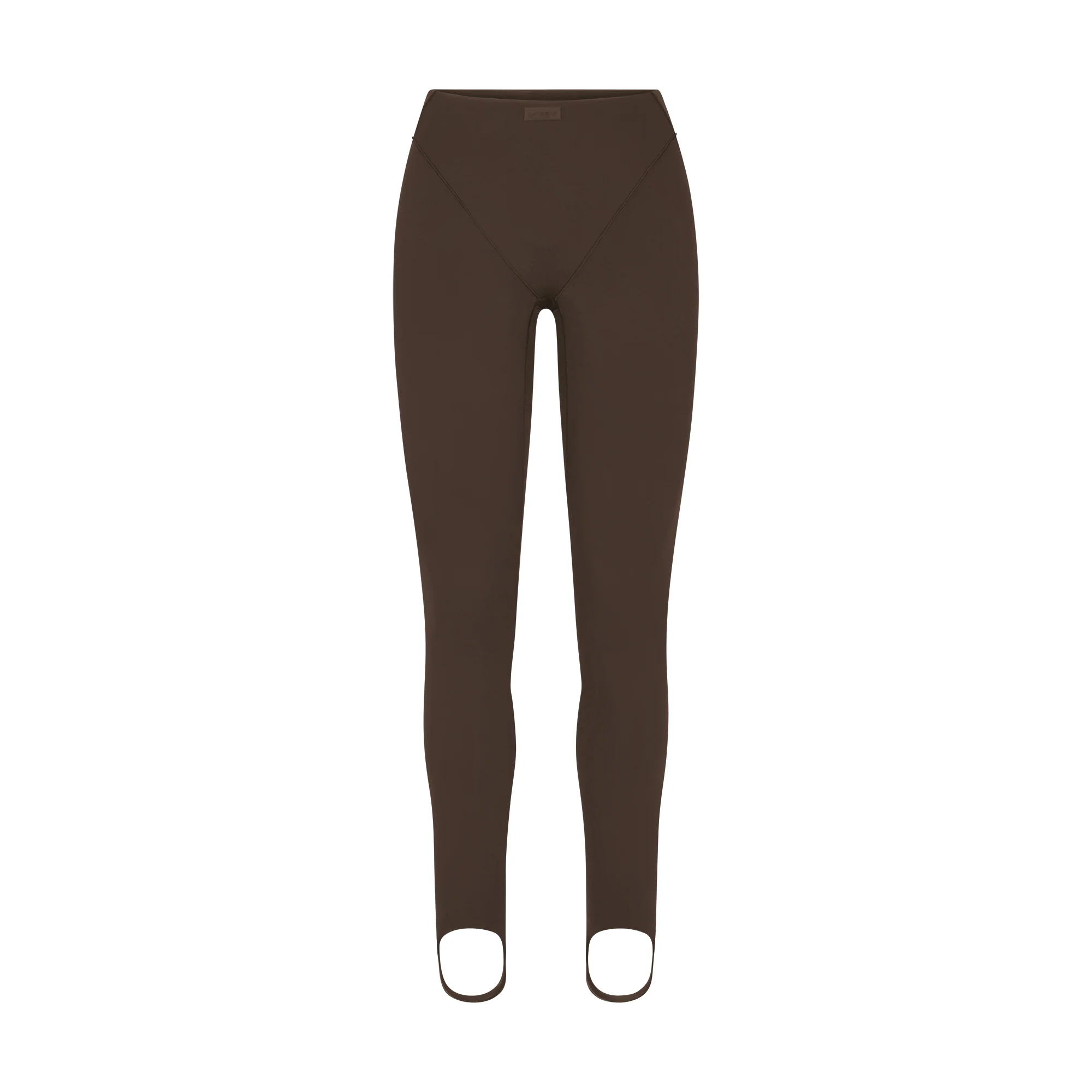 NikeSKIMS MATTE V-LINE STIRRUP LEGGING | DARK SEPIA